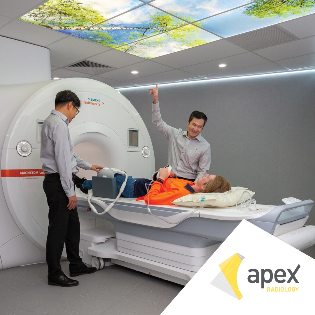 Apex Radiology - Australia Facebook ad: Mirrors inside MRI Machines