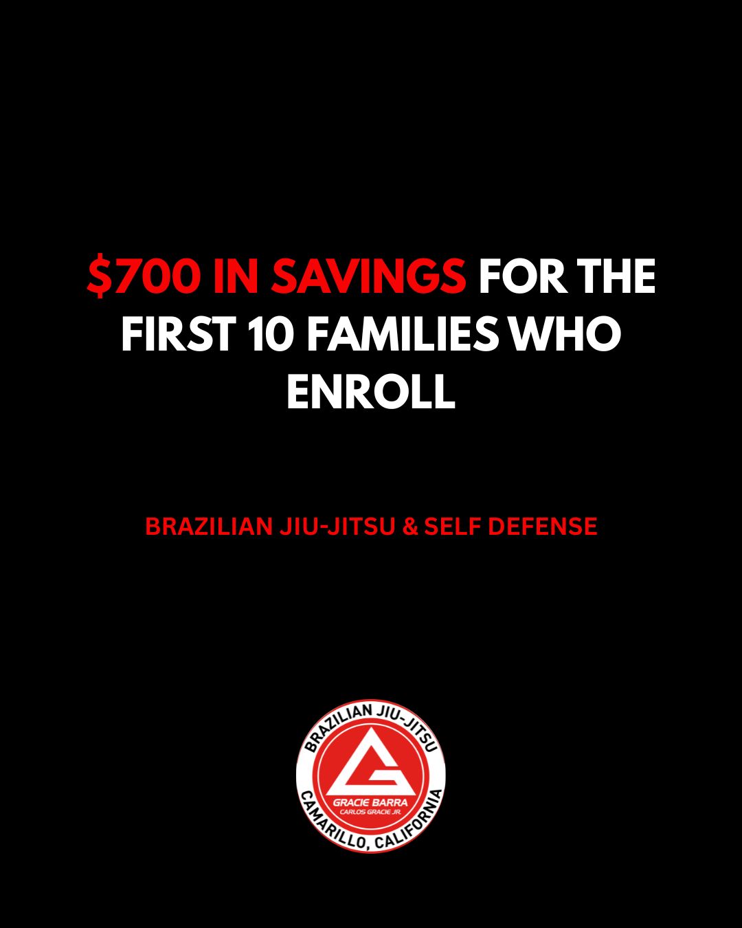 Gracie Barra Jiu Jitsu Facebook ad