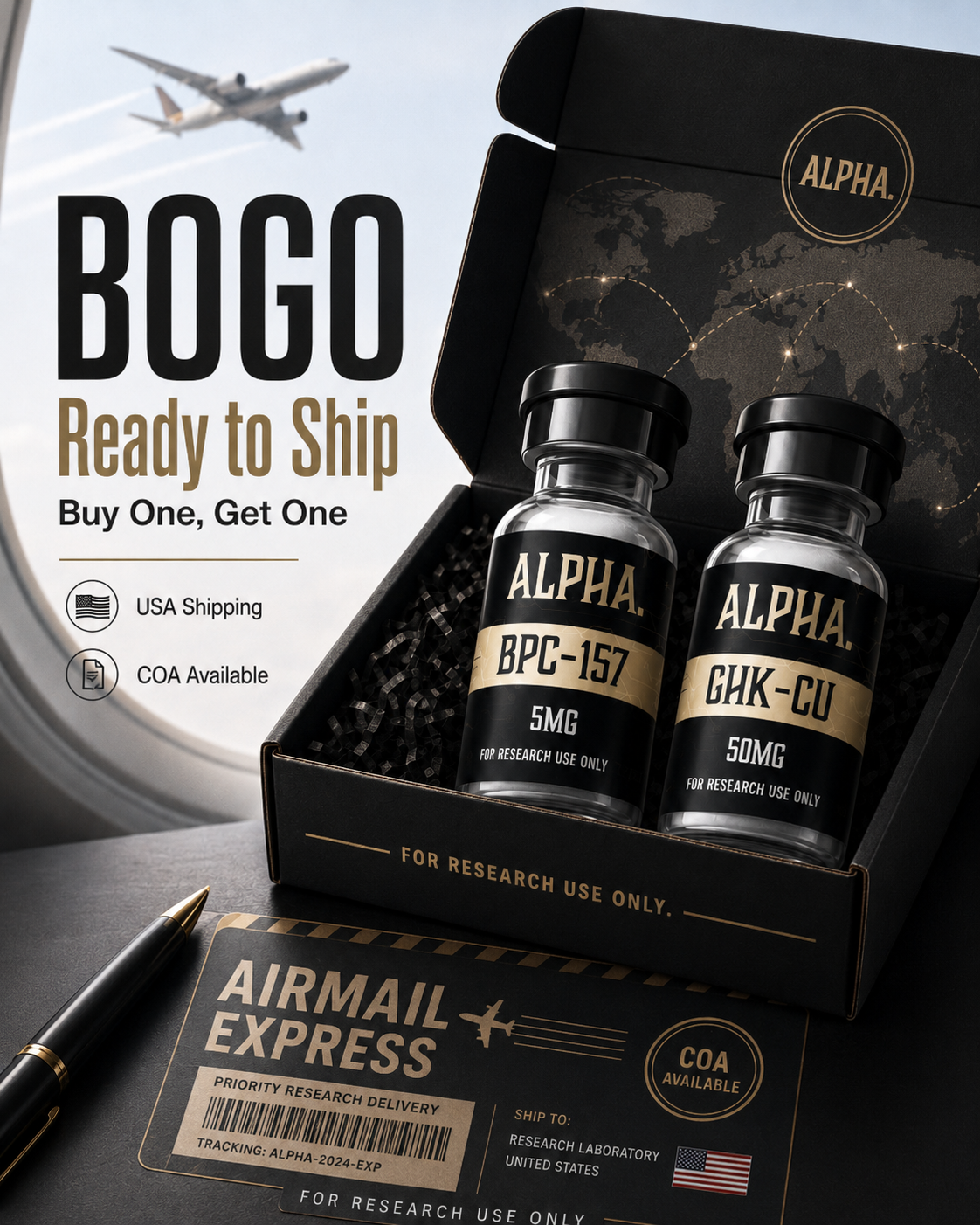 Alpha Pro Research Facebook ad: Buy Research Peptides Online | Alpha Pro Peptides