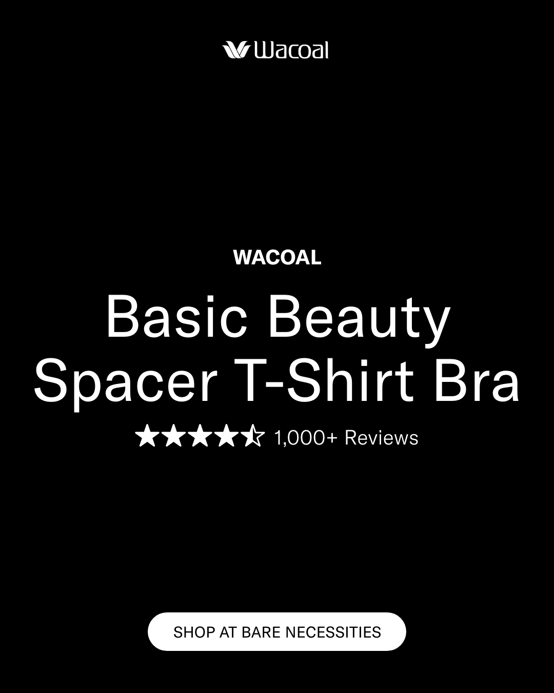 BARE NECESSITIES Facebook ad: Best-Selling T-Shirt Bra