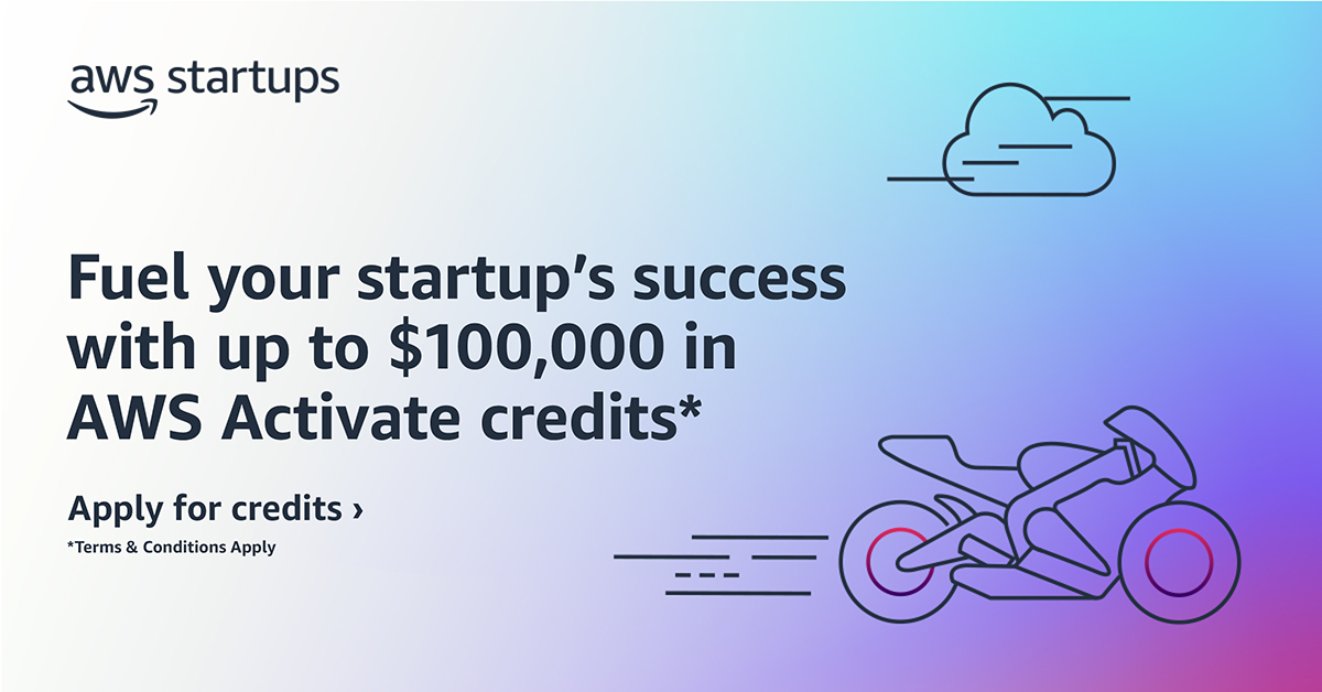 AWS Startups Facebook ad
