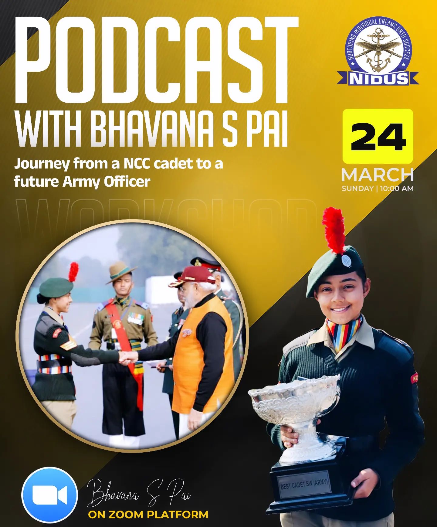 nidus_academy Facebook ad: Charting the Course: From NCC Cadet to Army…