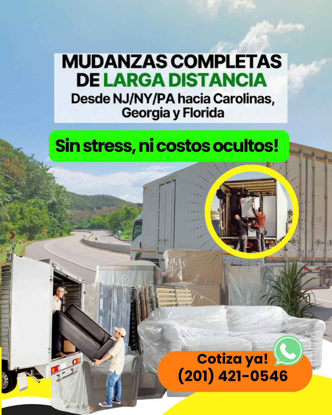 JLC Metro Express Moving Services Facebook ad: Mudate ya!