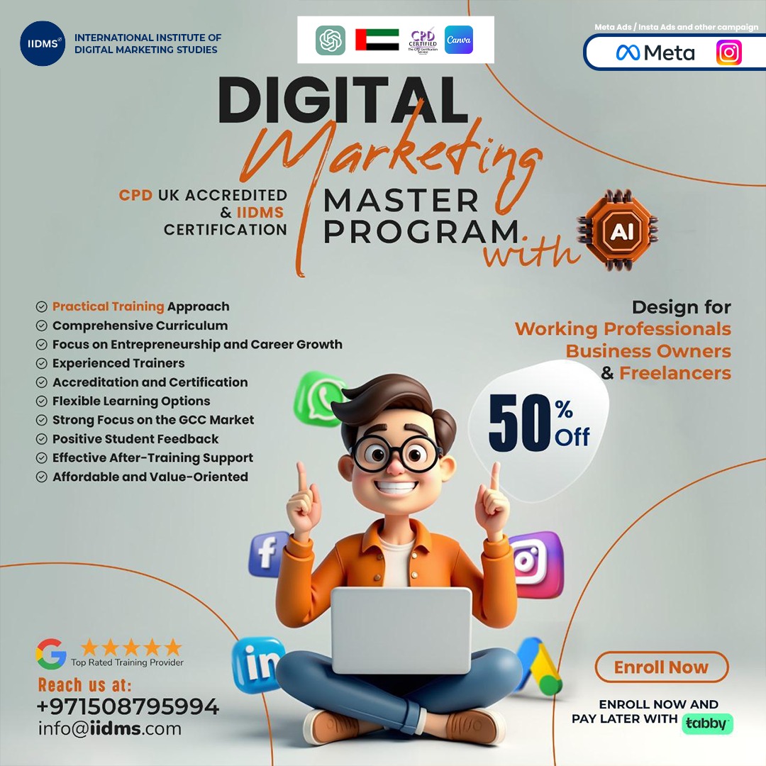 IIDMS - International Institute of Digital Marketing Studies Facebook ad