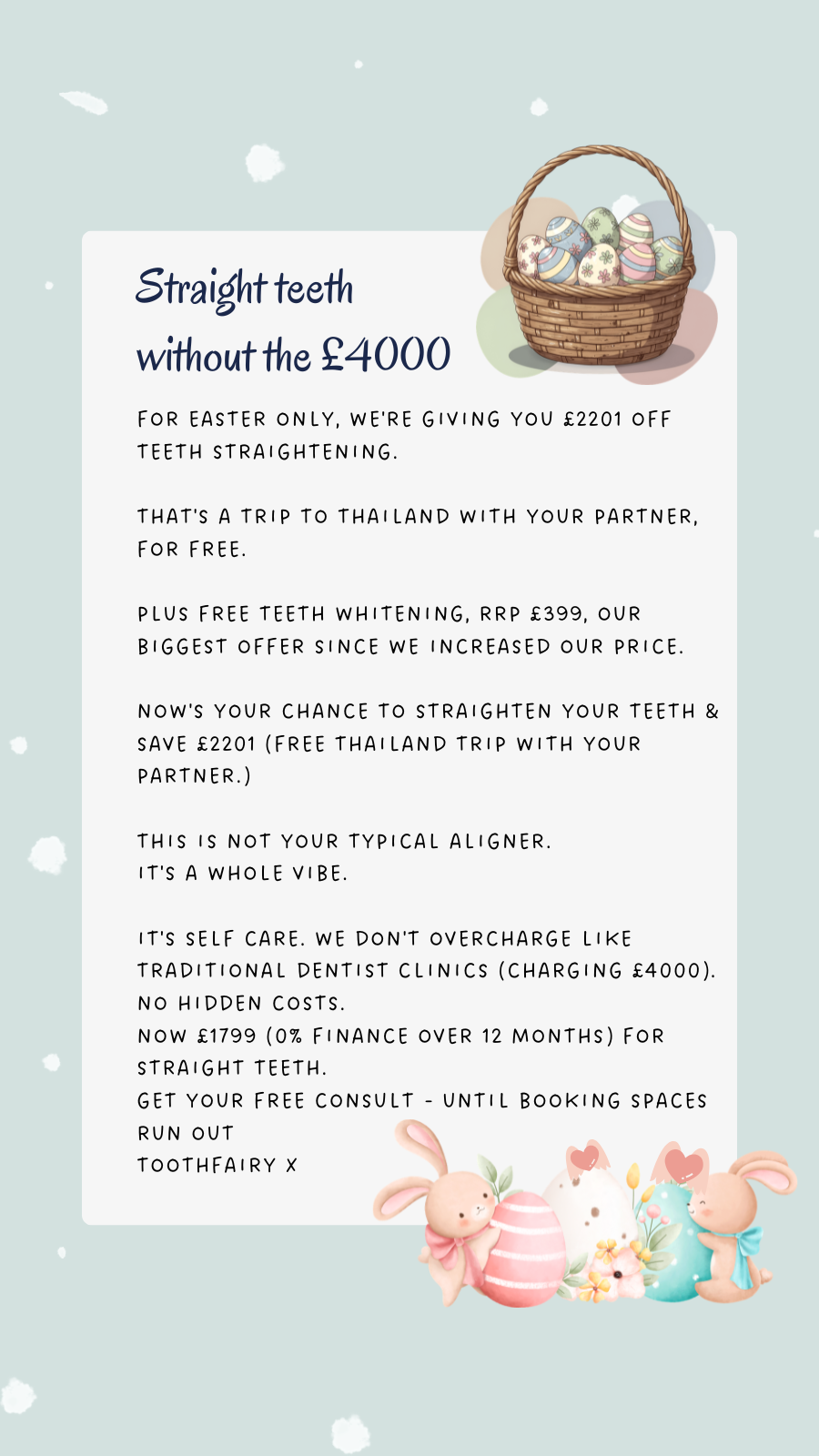 Tooth Fairy Facebook ad