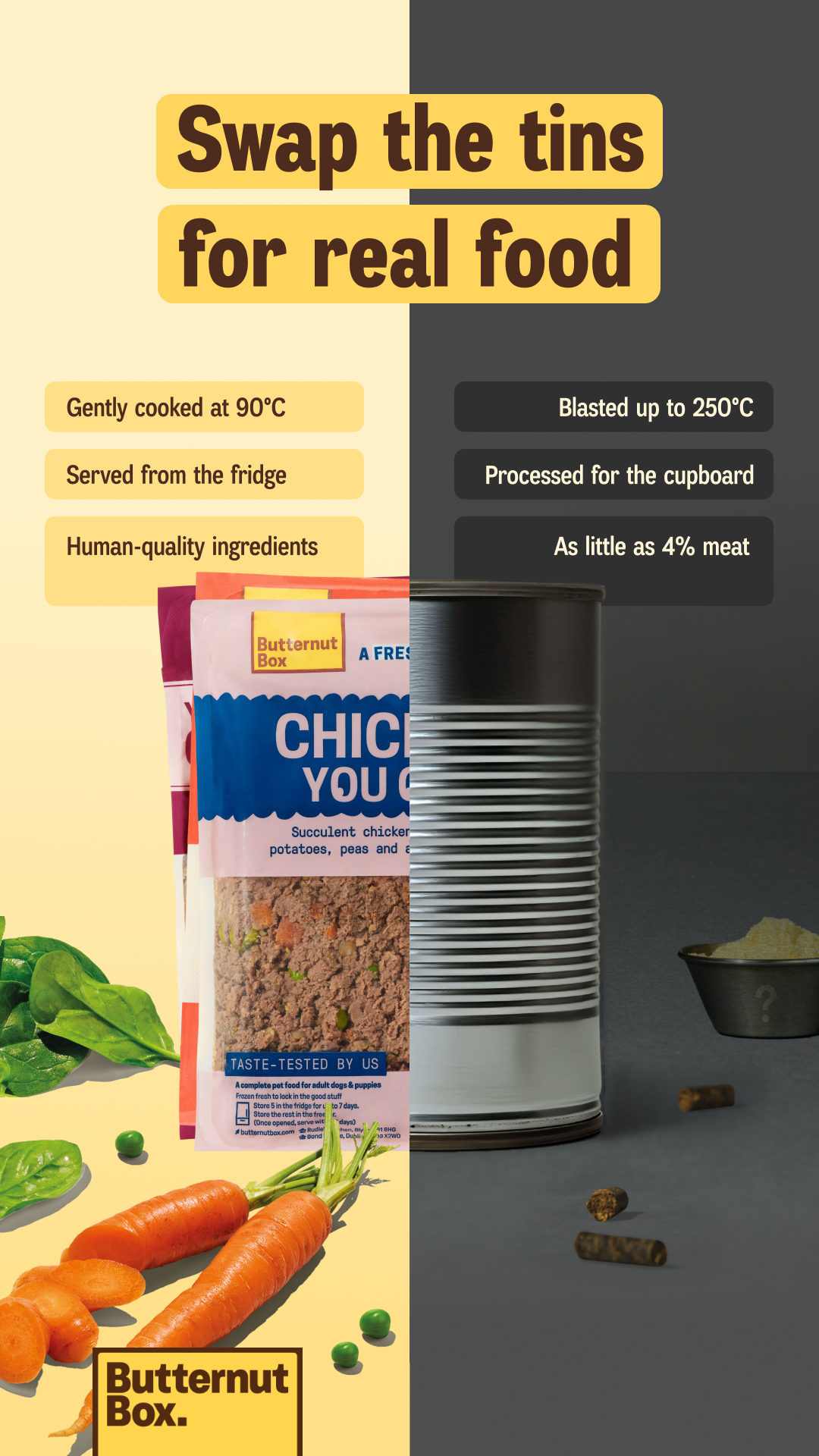 Butternut Box Facebook ad