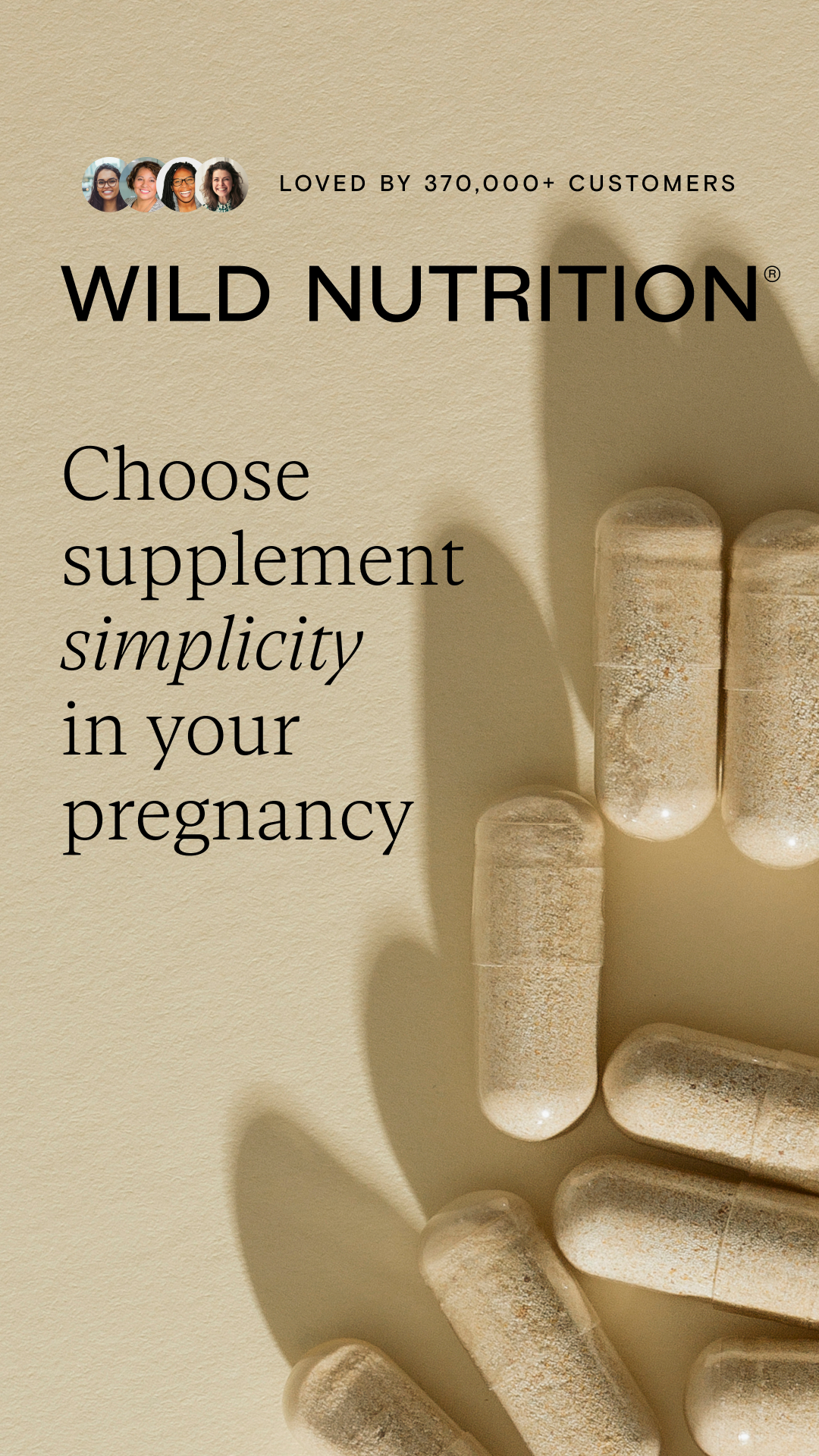 Wild Nutrition Facebook ad