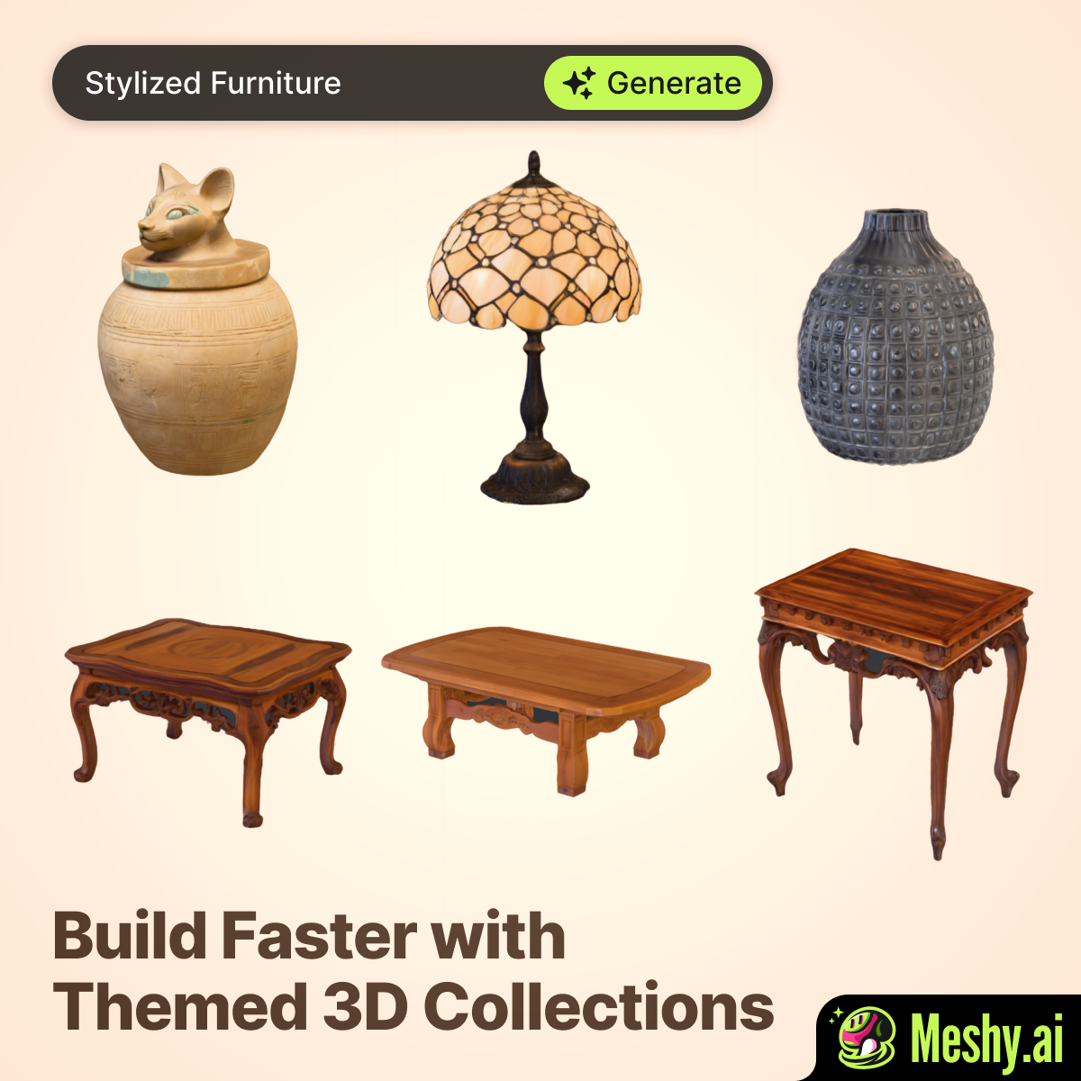 Meshy Facebook ad