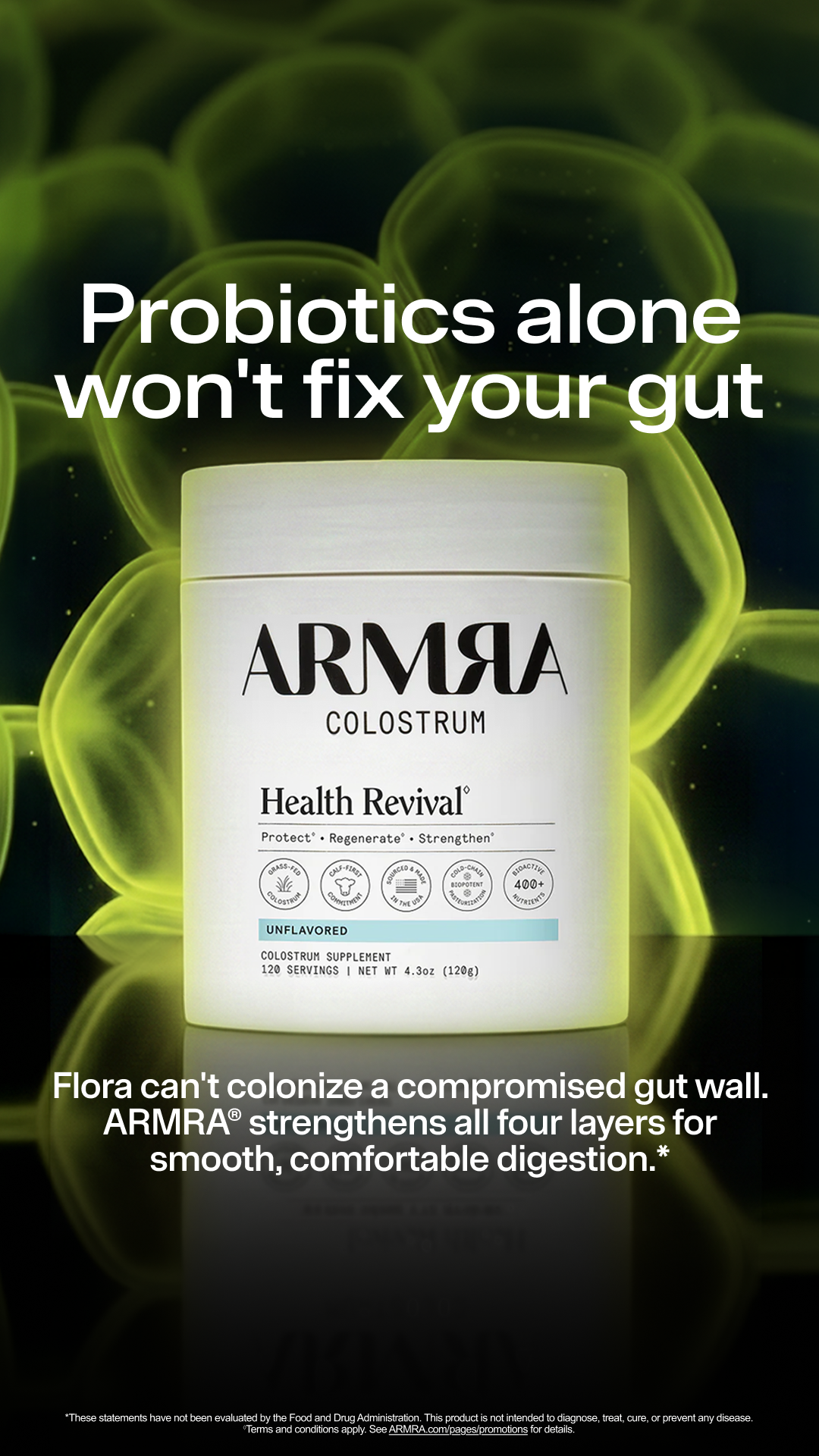 ARMRA Facebook ad