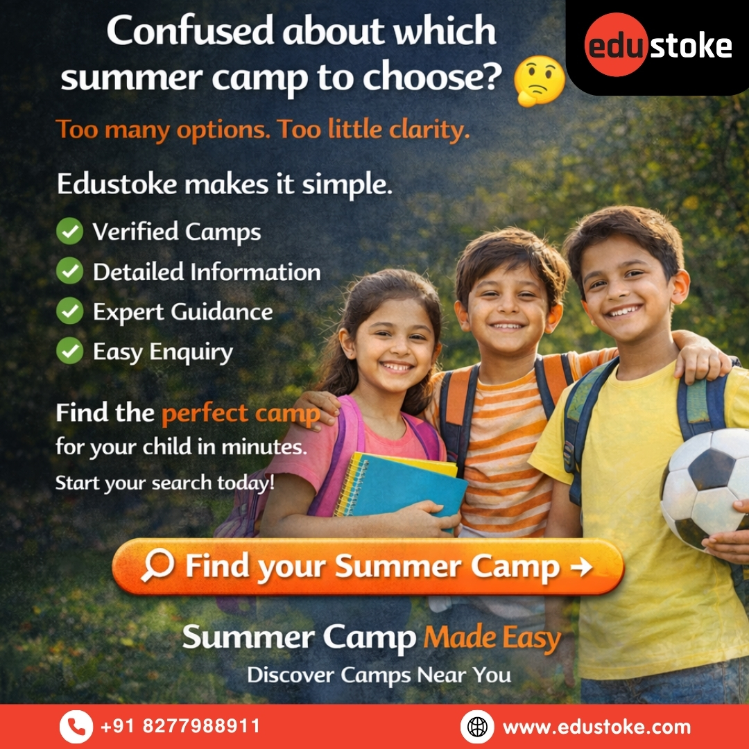edustoke Facebook ad: Discover Top Summer Camps