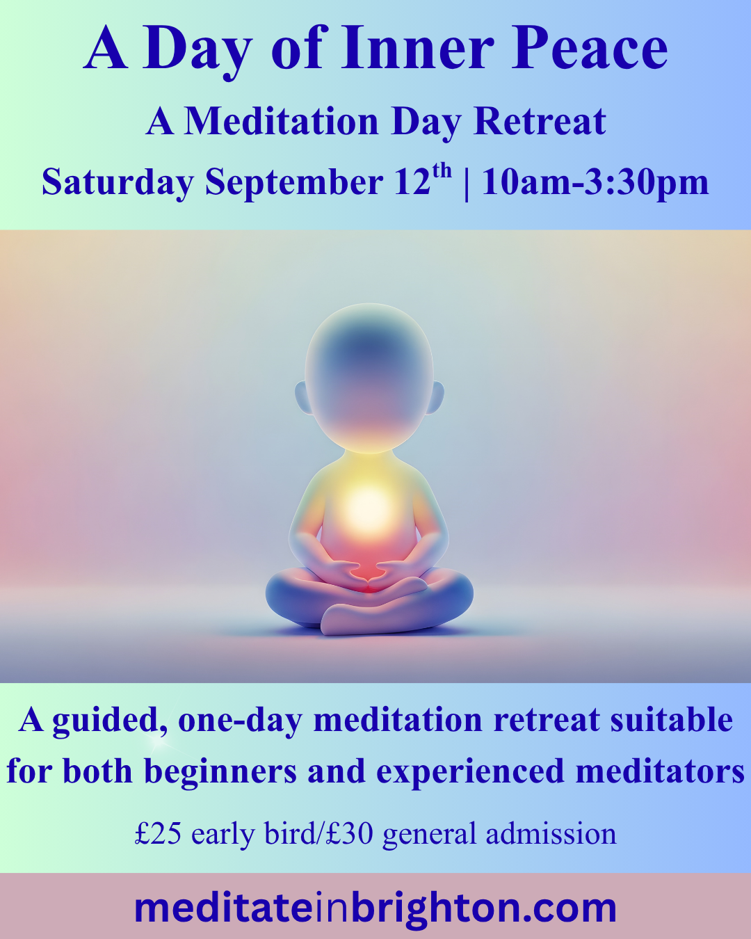 Bodhisattva Kadampa Meditation Centre Facebook ad: A Day of Inner Peace