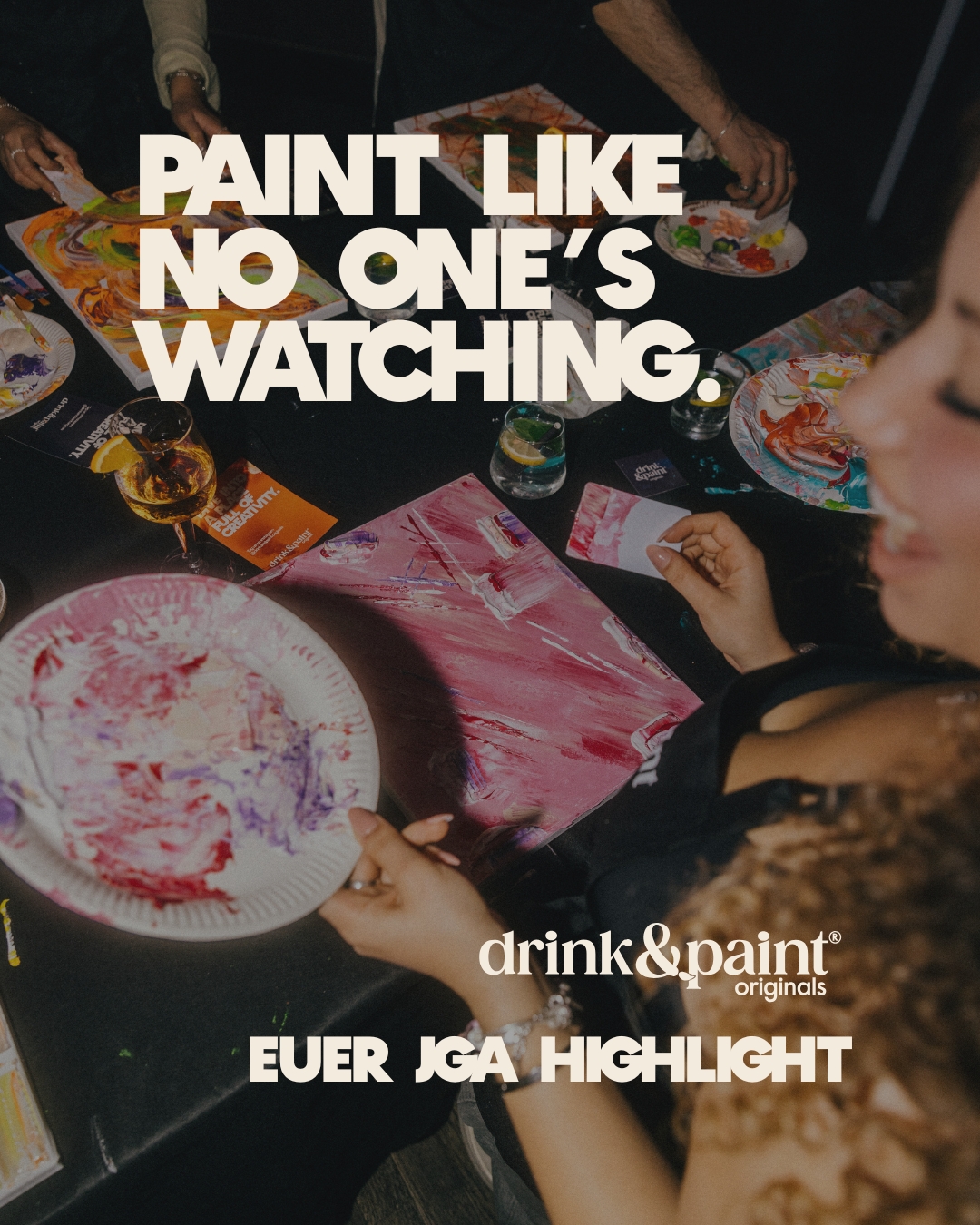 Drink&Paint originals Facebook ad