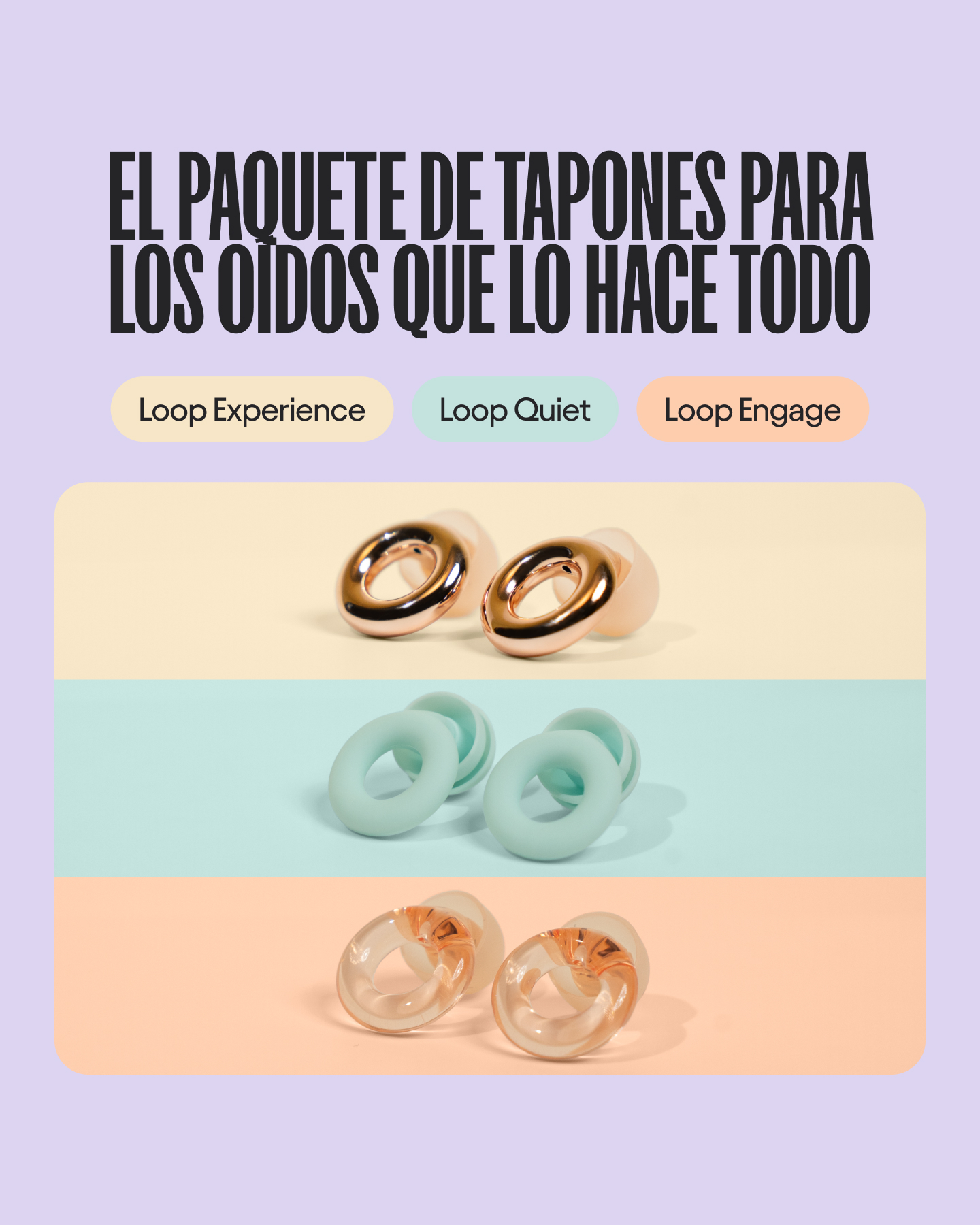Loop Facebook ad: Llega una revolución en el cuidado de los oídos