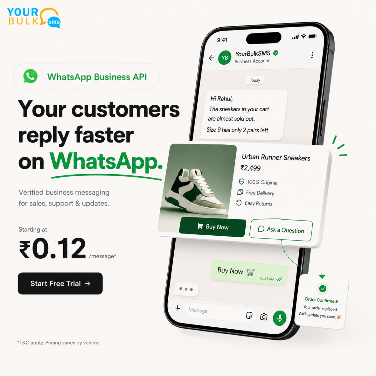 YourBulkSMS Facebook ad