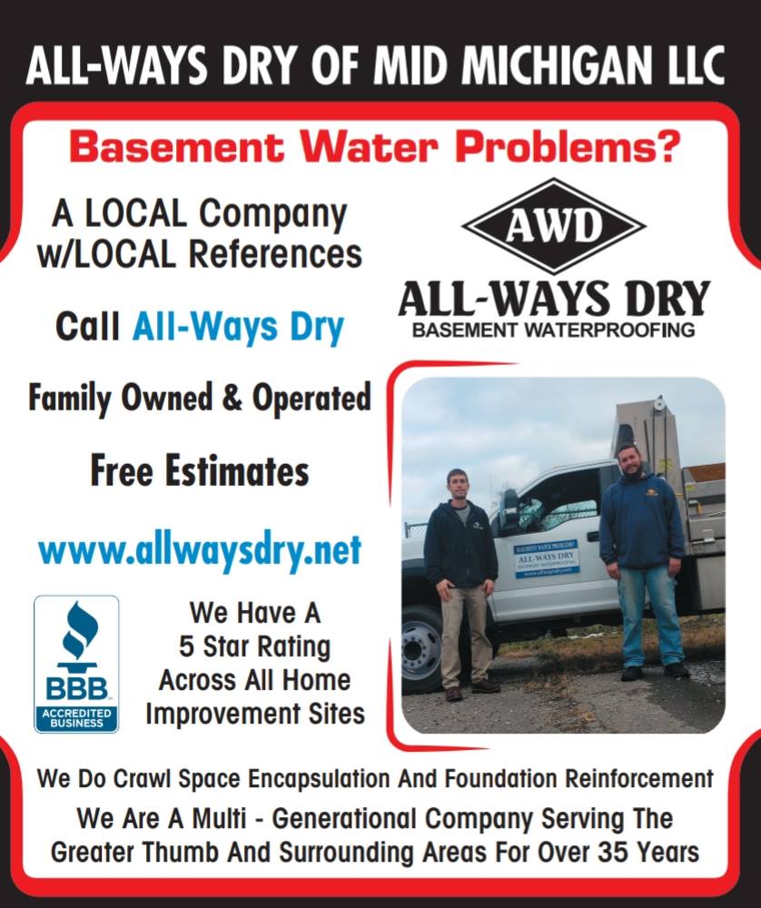All-Ways Dry LLC Facebook ad: Basement Waterproofing / Waterproofing Contractor