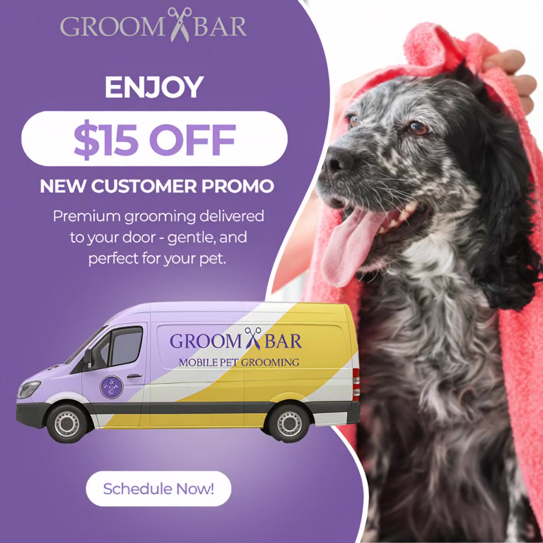 Groombar Marysville, WA Facebook ad