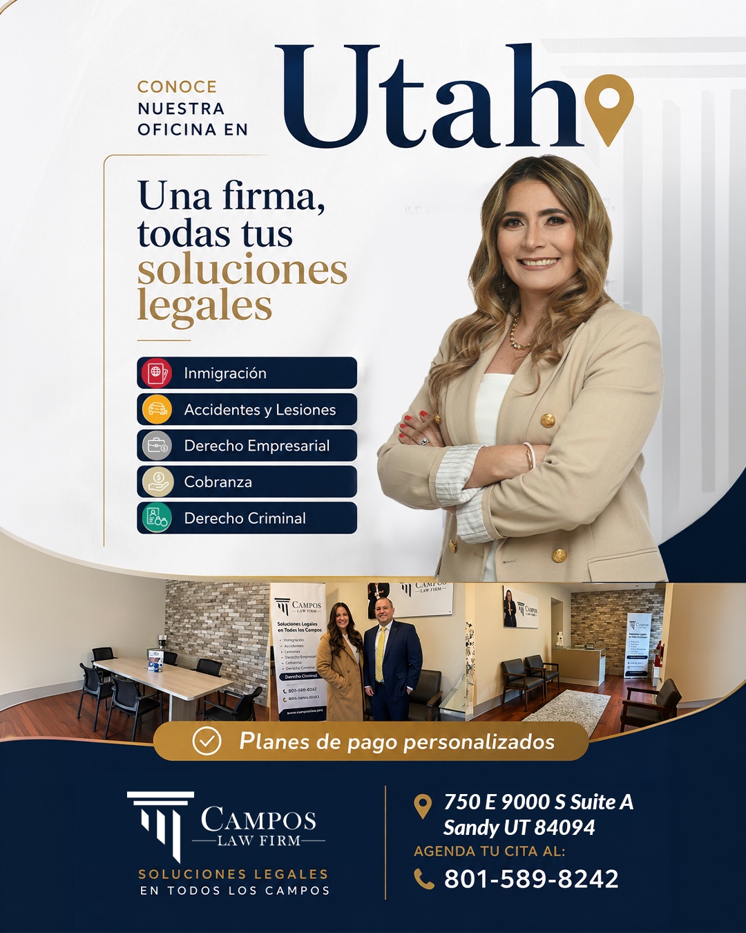 Campos Law Firm Facebook ad
