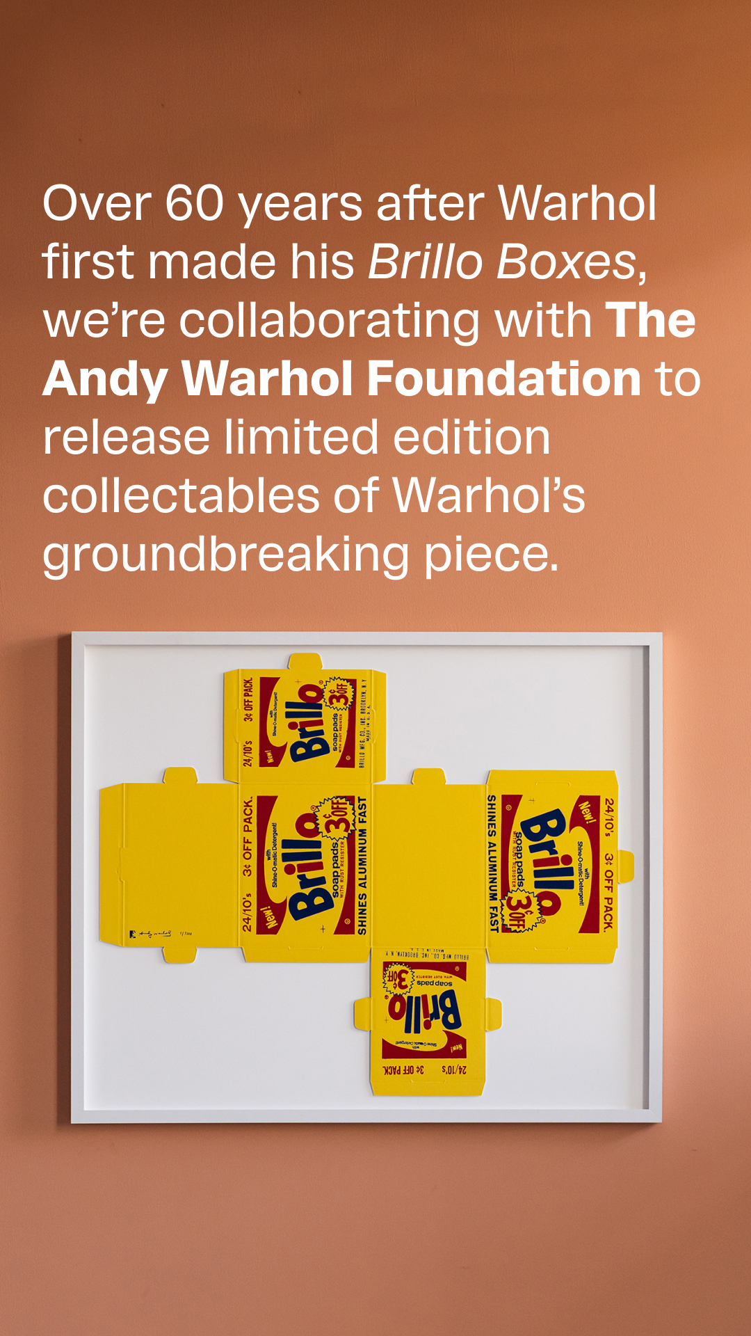 The Andy Warhol Foundation for the Visual Arts Facebook ad