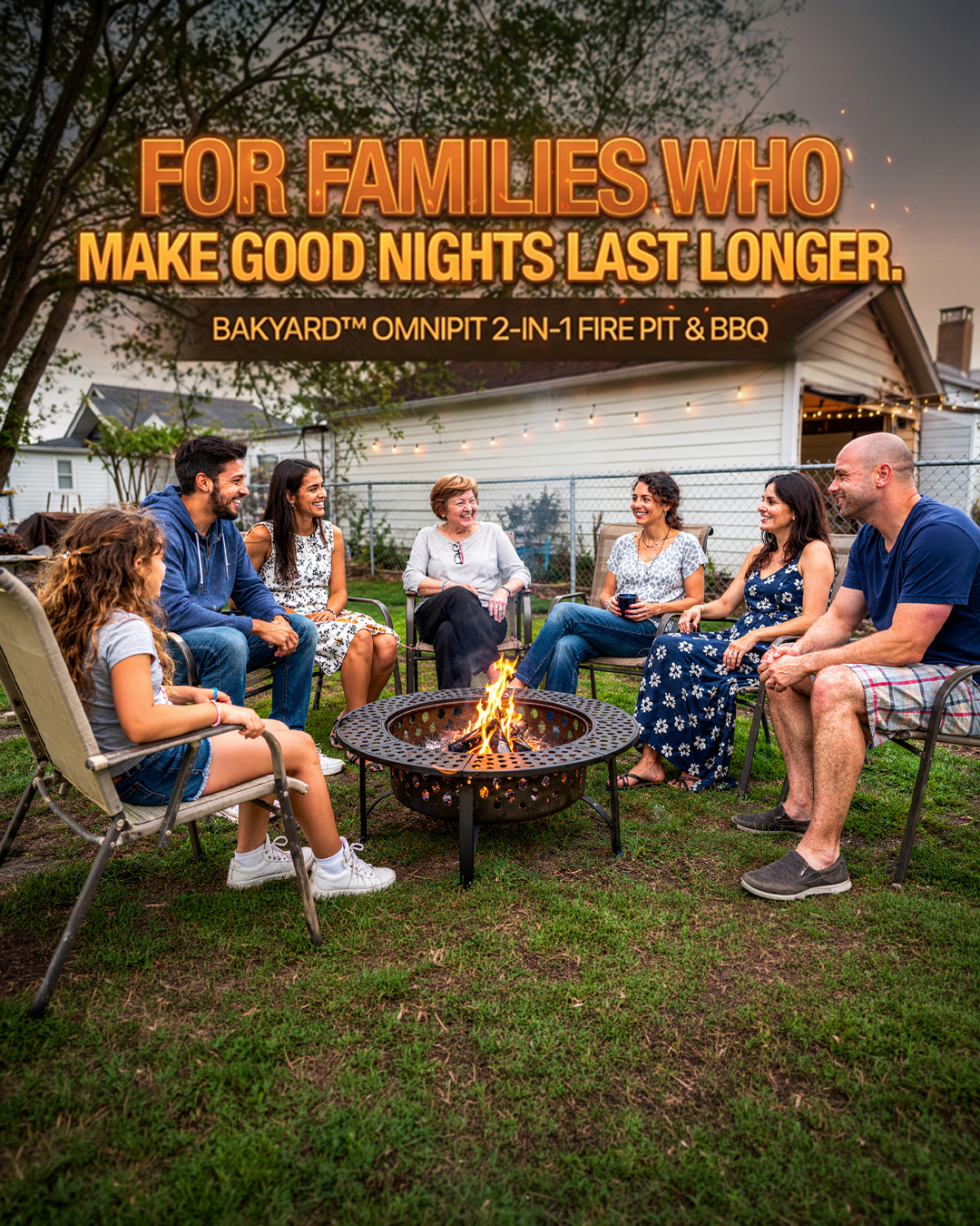 Bakyard Facebook ad: The Fire Pit That Does It All
