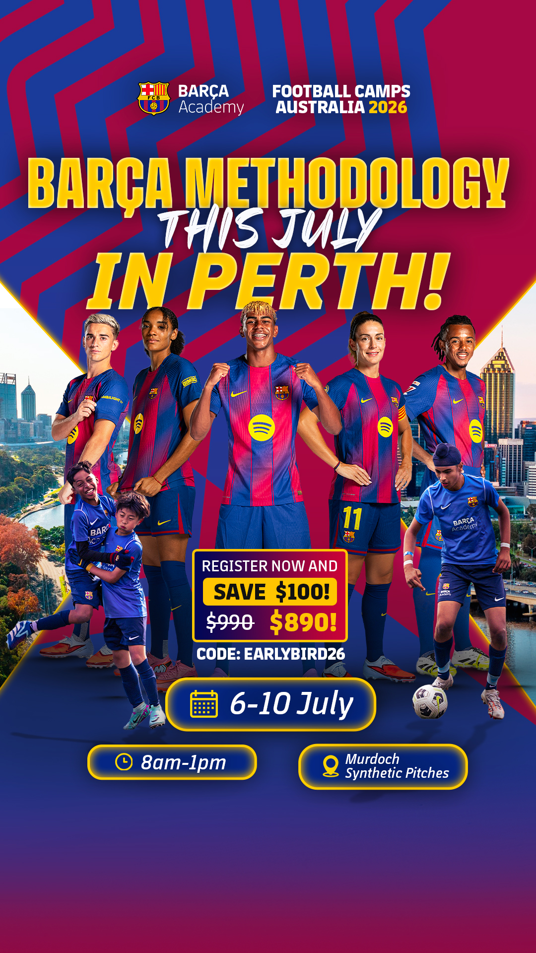 Barça Academy Australia & New Zealand Facebook ad