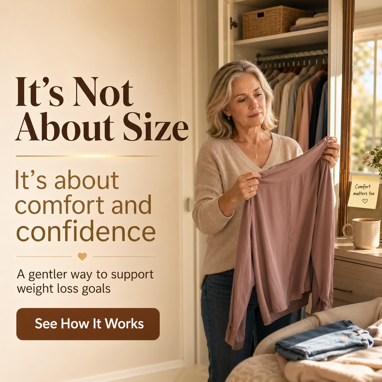 Dr Rebecca Collins - Weight Loss Coach Facebook ad: Not Another Harsh Fat-Burner