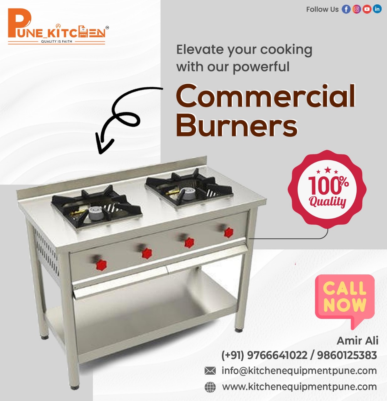 Pune Kitchen Facebook ad: Upgrade Your Commercial Kitchen Today!