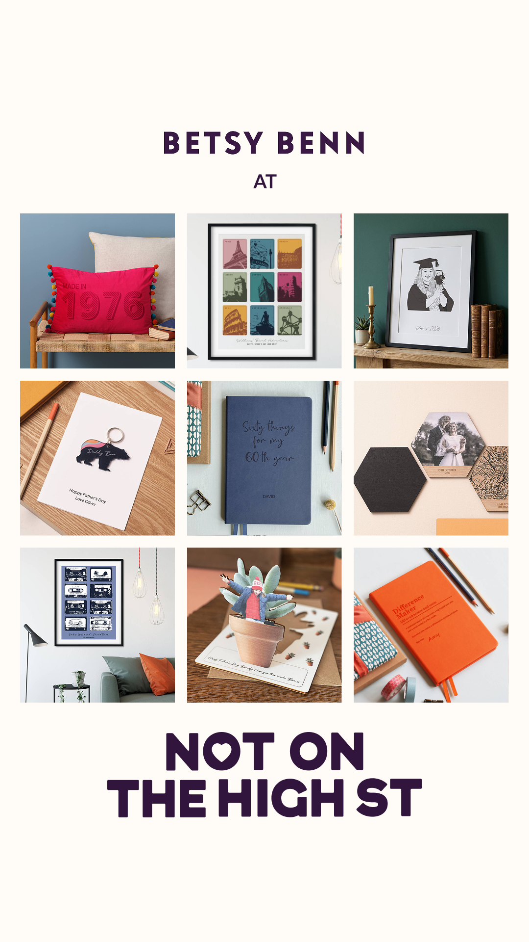 notonthehighstreet Facebook ad
