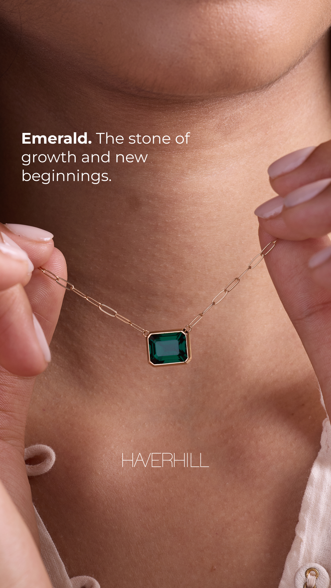 HAVERHILL Collection Facebook ad: 14k Gold Birthstone Jewelry