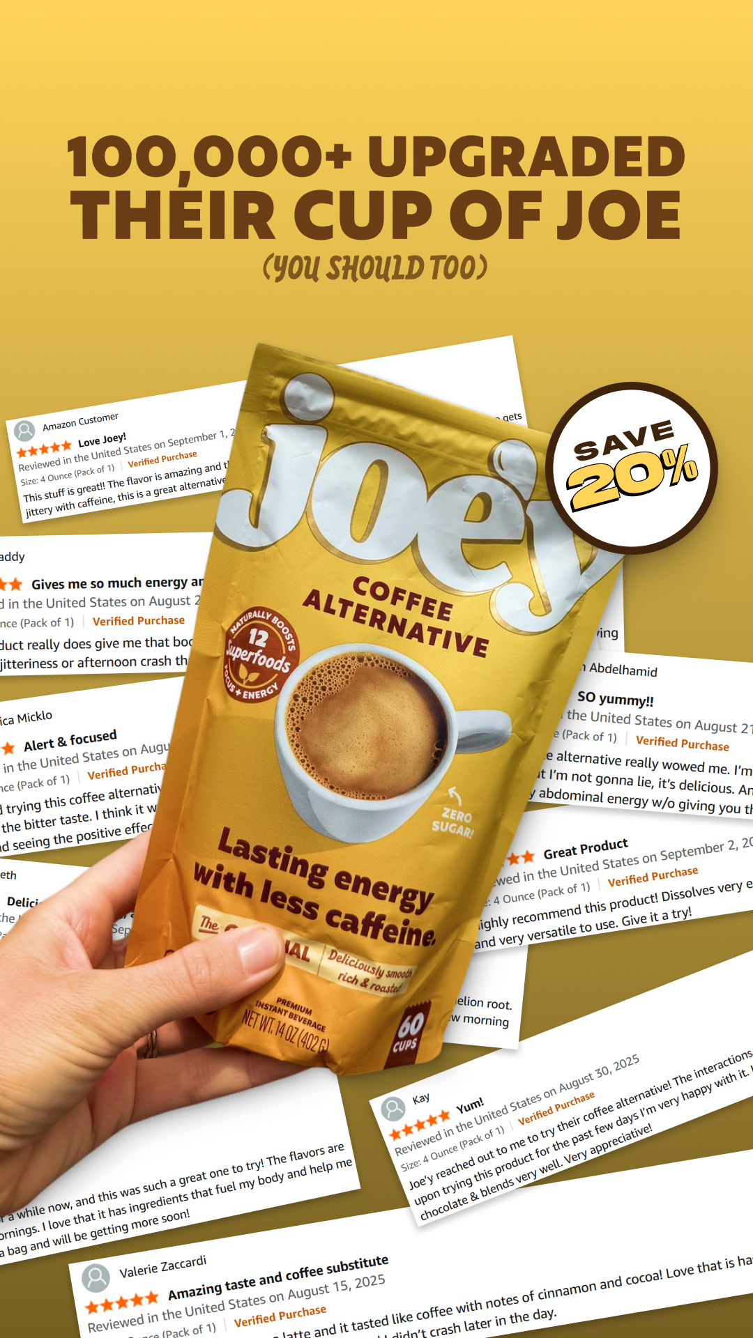 Joe'y Facebook ad