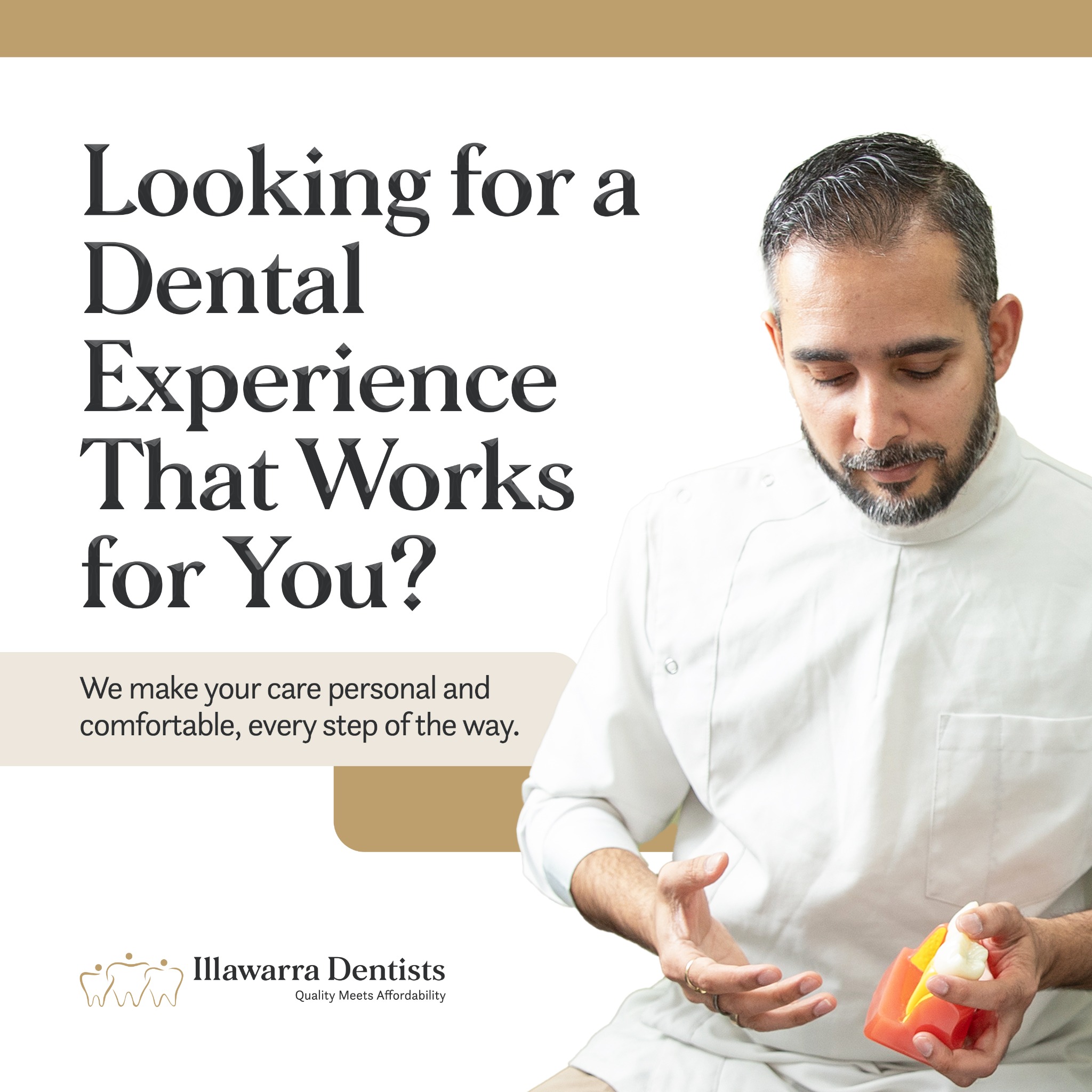 Illawarra Dentists Facebook ad: That moment you find a dentist who truly…