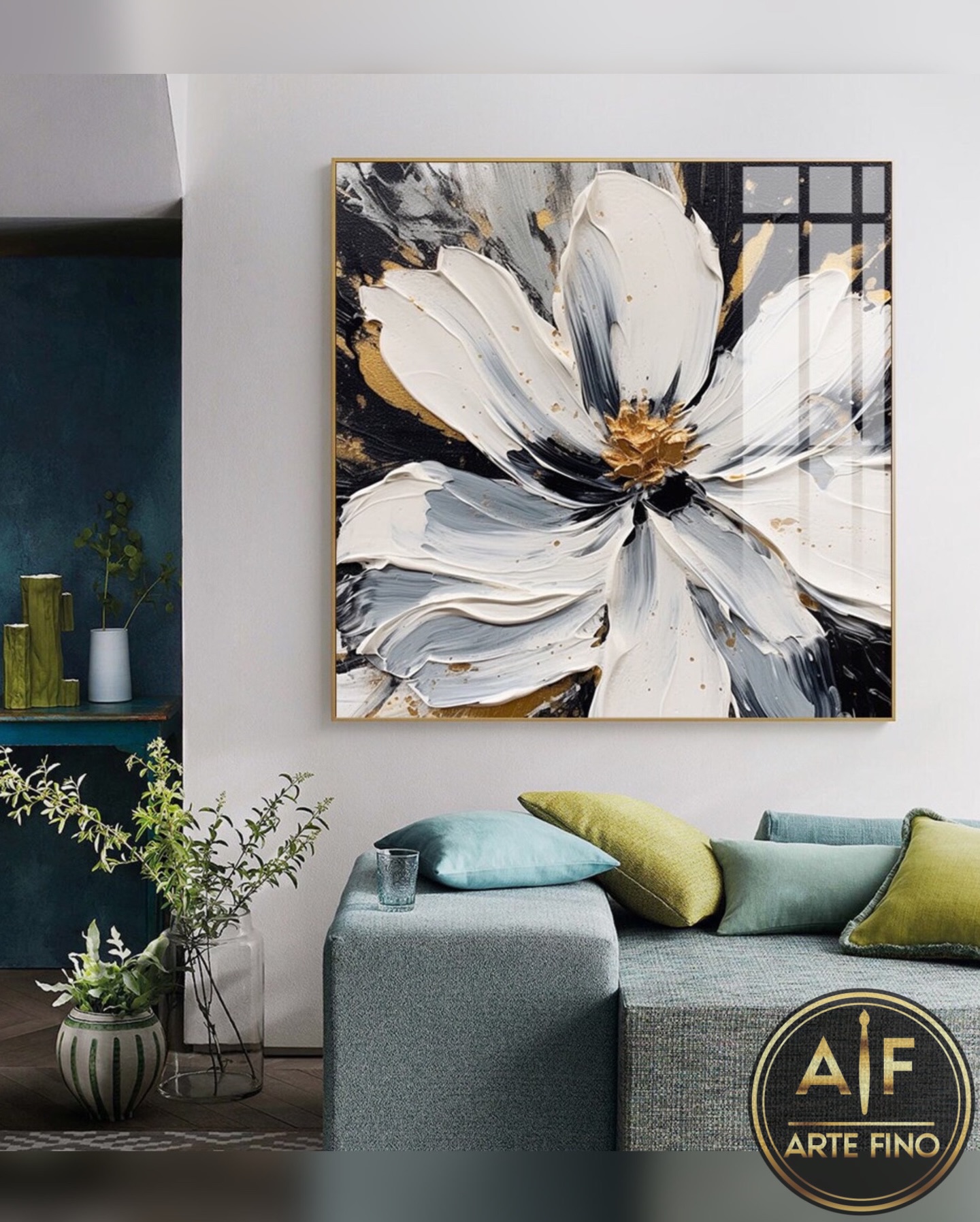 Arte Fino RD Facebook ad: Frescura + lujo en una sola pared
