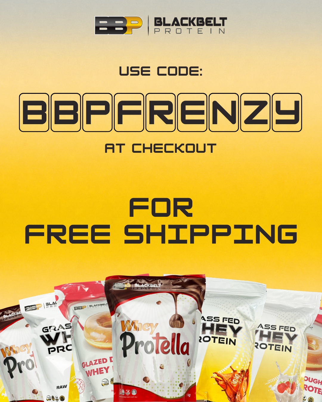 BlackBelt Protein Facebook ad