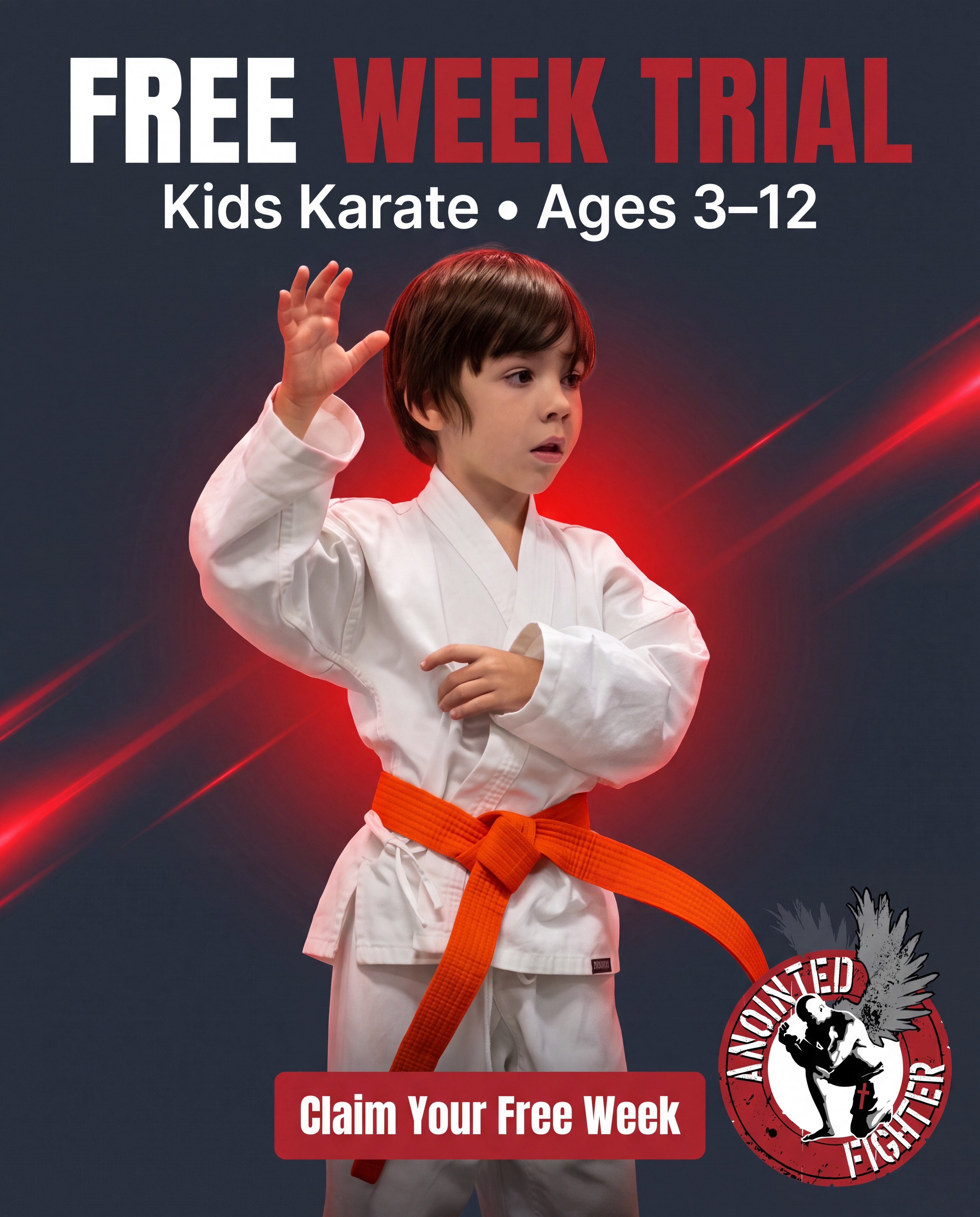 Anointed Martial Arts Facebook ad