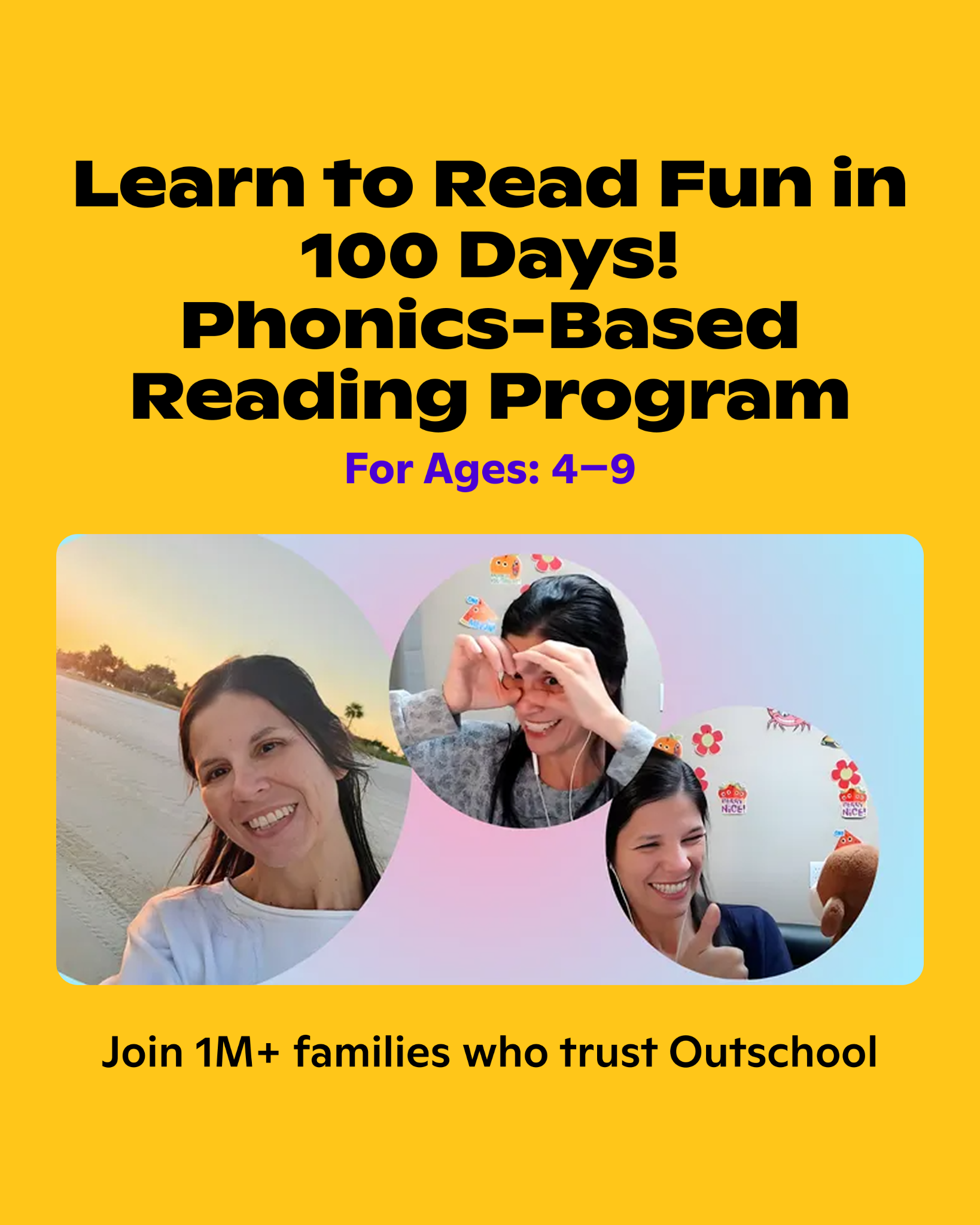 Outschool Facebook ad