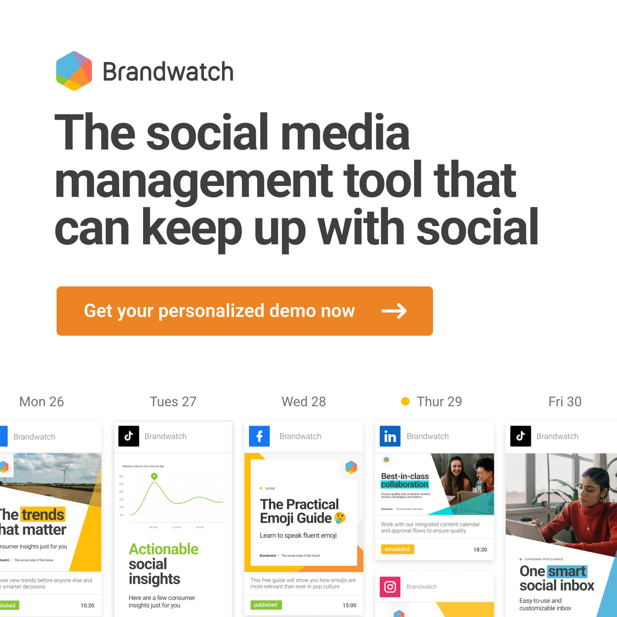 Brandwatch Facebook ad