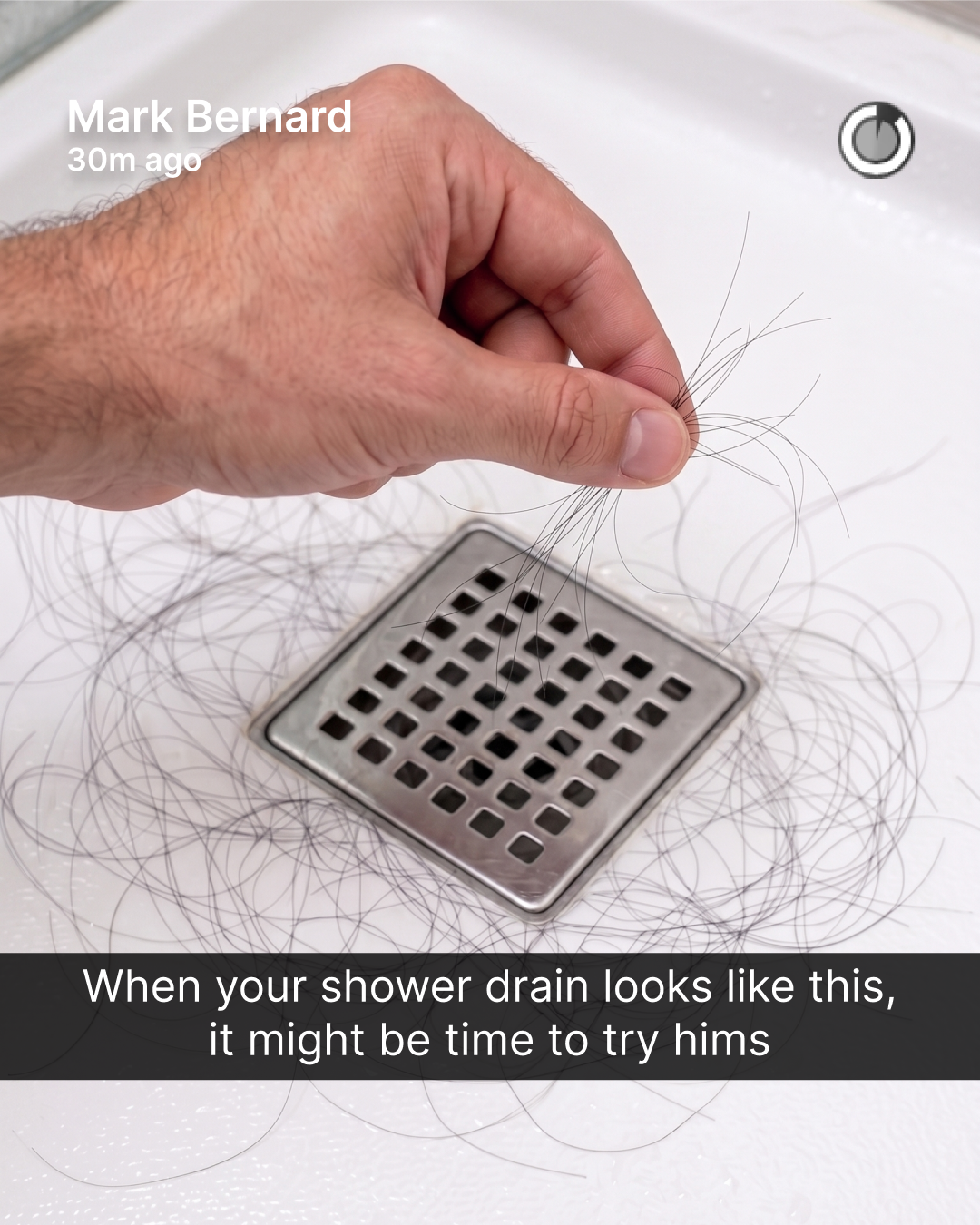 hims Facebook ad