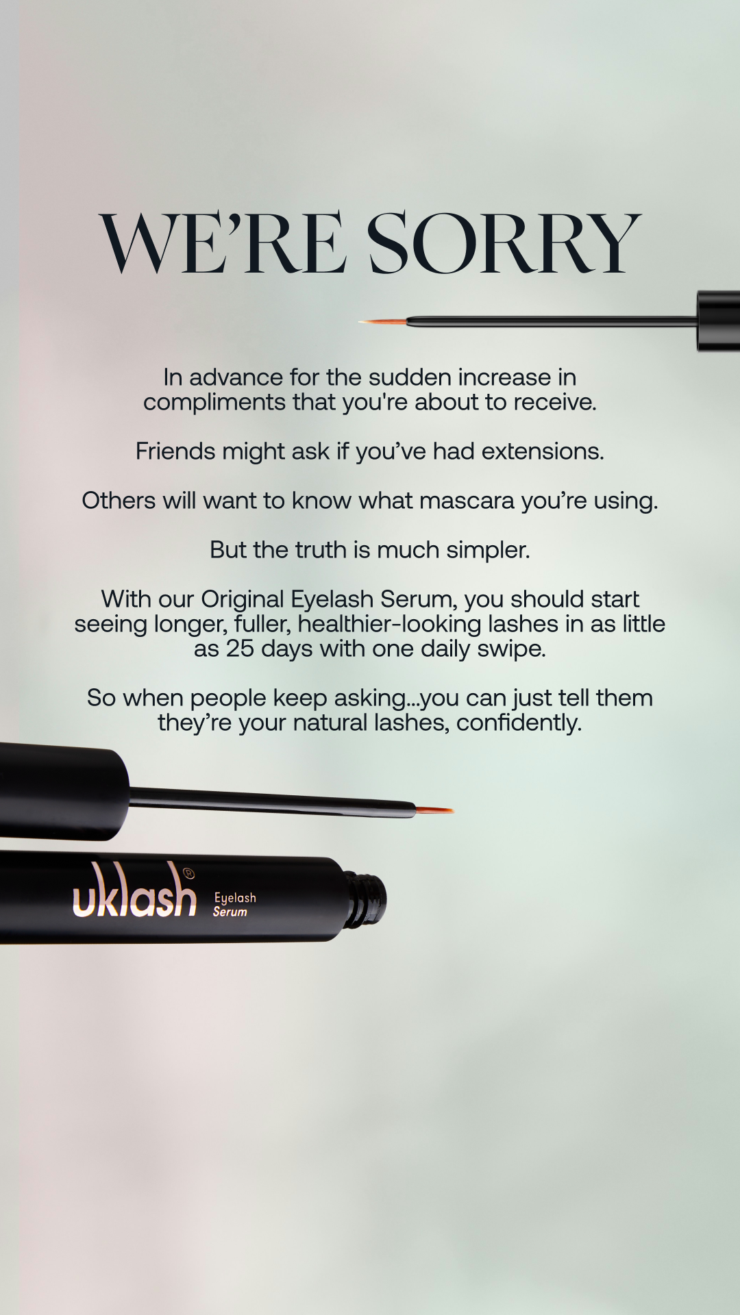 Uklash Facebook ad