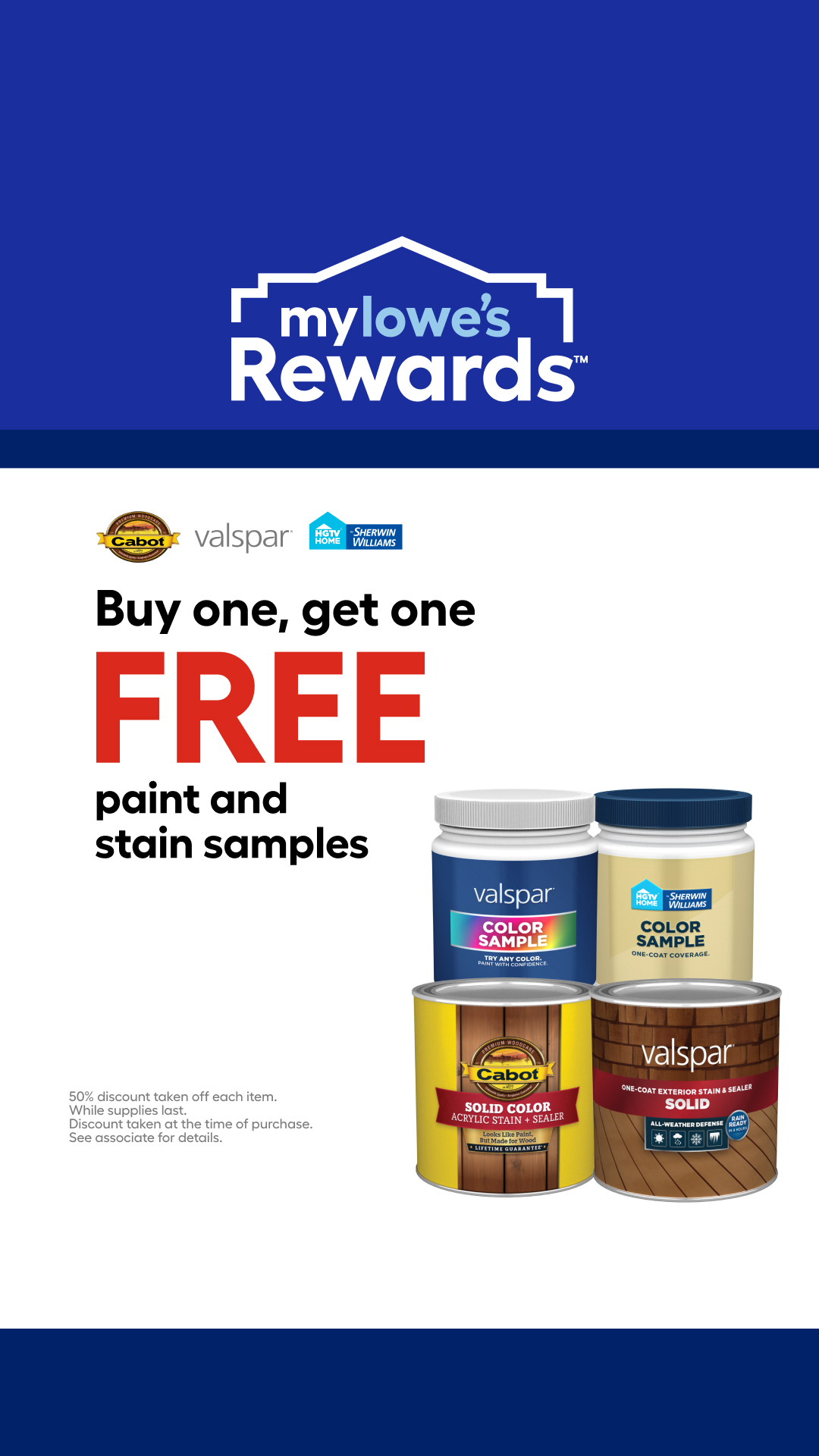Lowe's Home Improvement Facebook ad