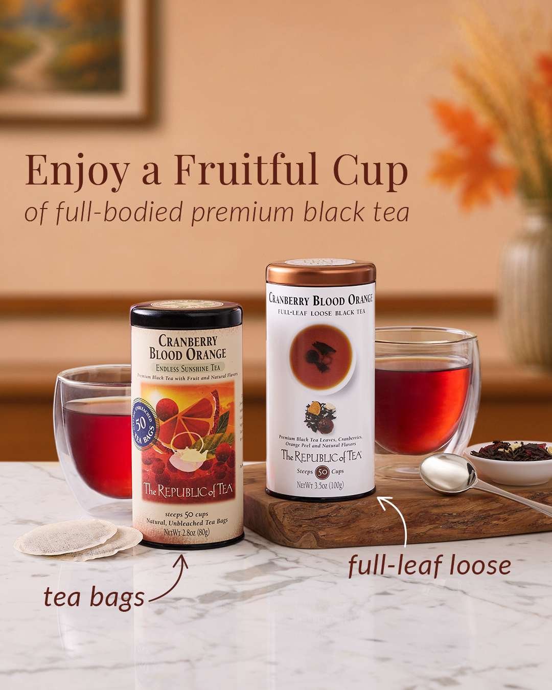 The Republic of Tea Facebook ad
