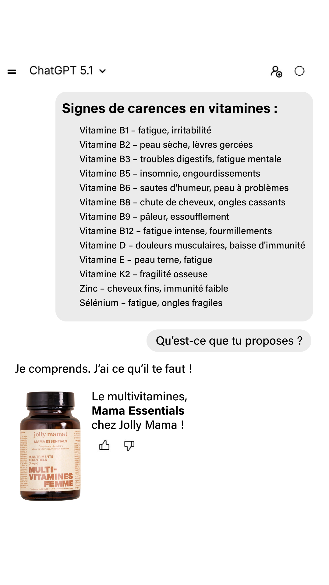 Jolly Mama Facebook ad