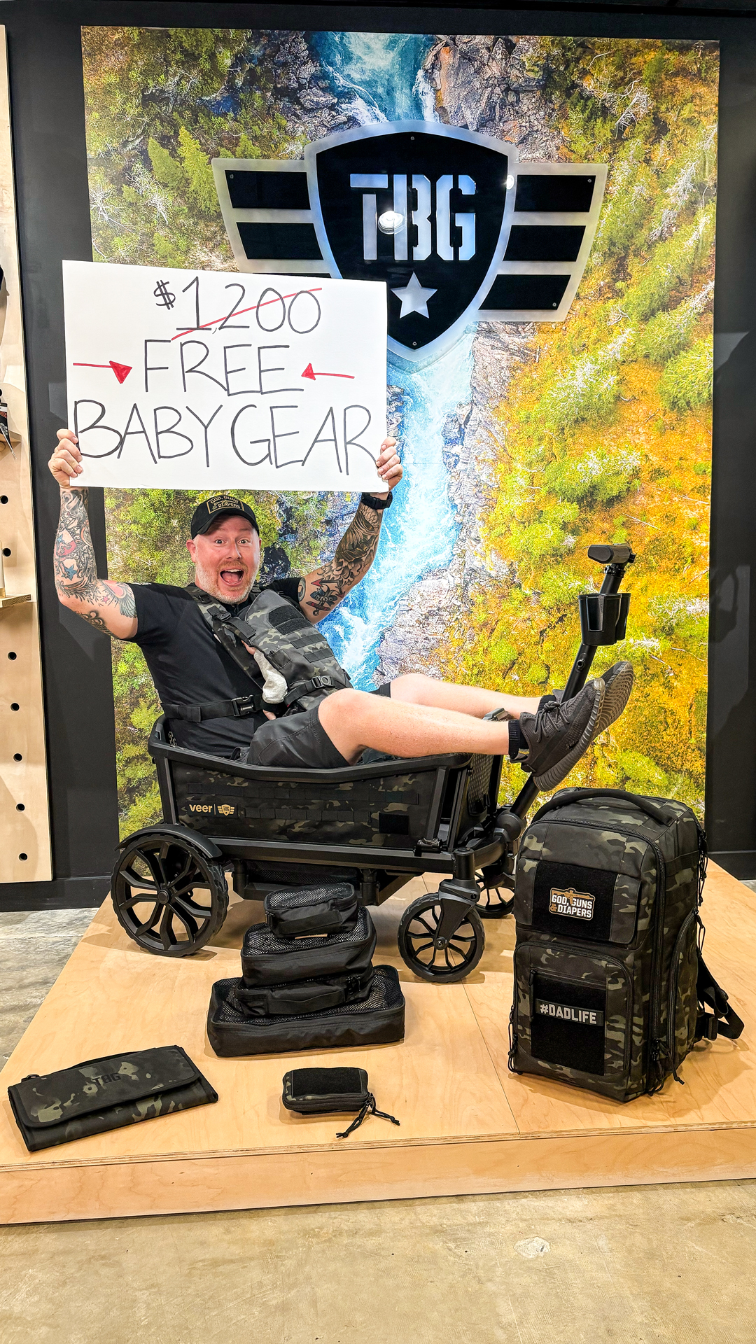 Tactical Baby Gear Facebook ad