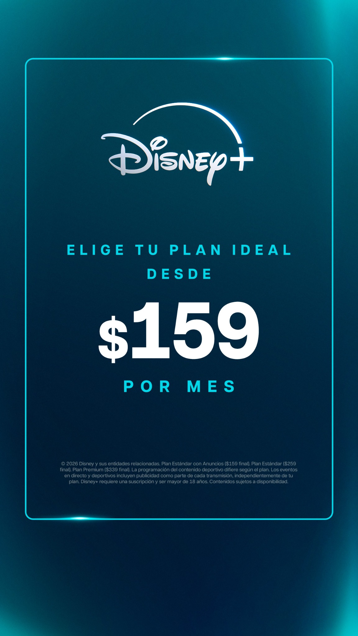 Disney+ Facebook ad