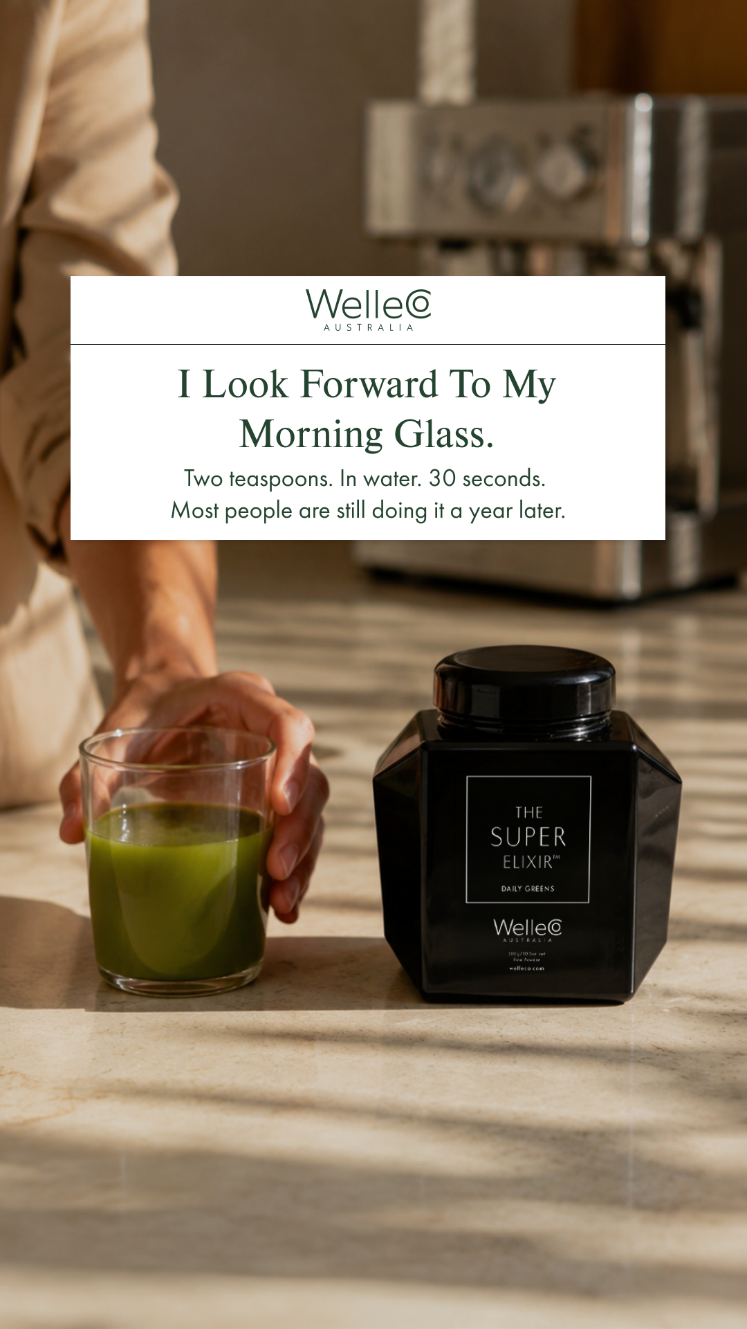 WelleCo Facebook ad