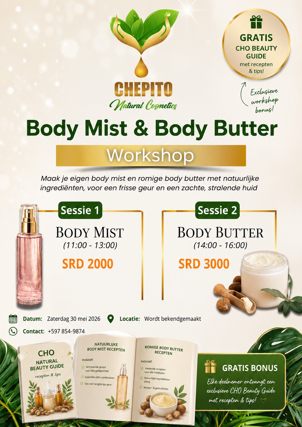 Chepito Healing Oil Facebook ad: Heb jij altijd al je eigen verzorgingsproducten willen…