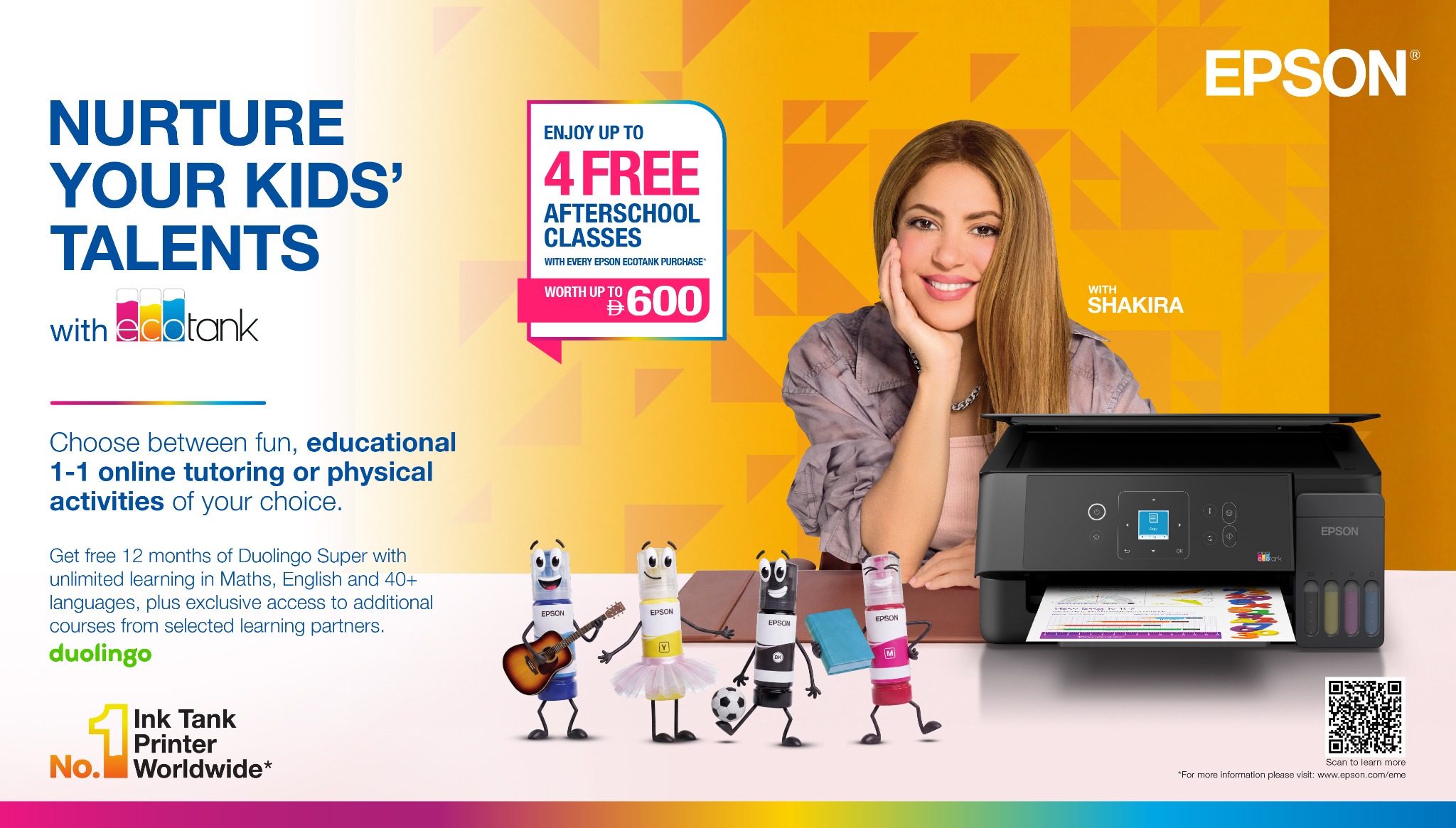 Epson Middle East Facebook ad