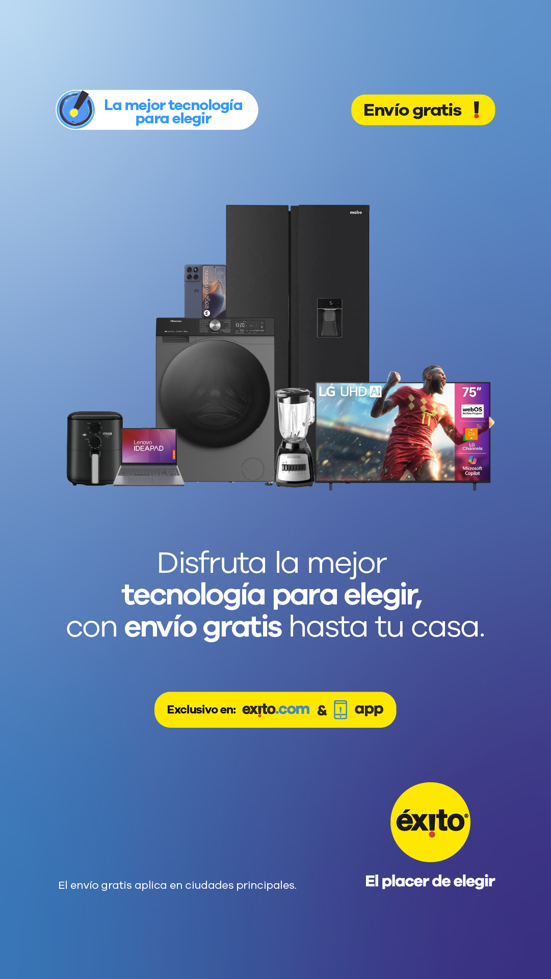 Éxito Facebook ad: ¡La mejor tecnología con Envío Gratis!