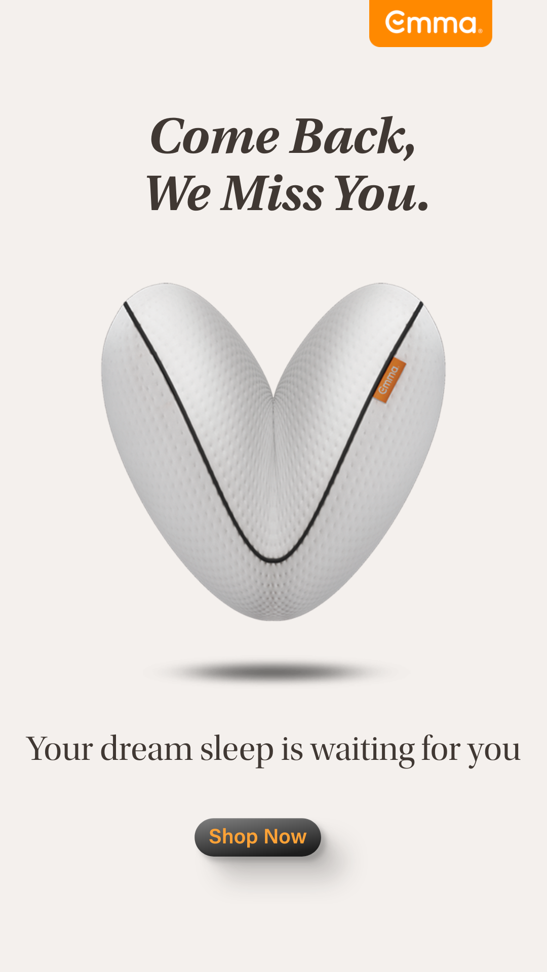Emma Sleep UK Facebook ad