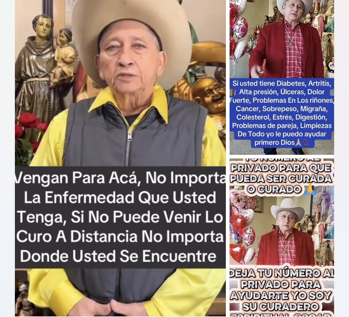 Curandero internacional don oscar interiano Facebook ad from Jun 12, 2026