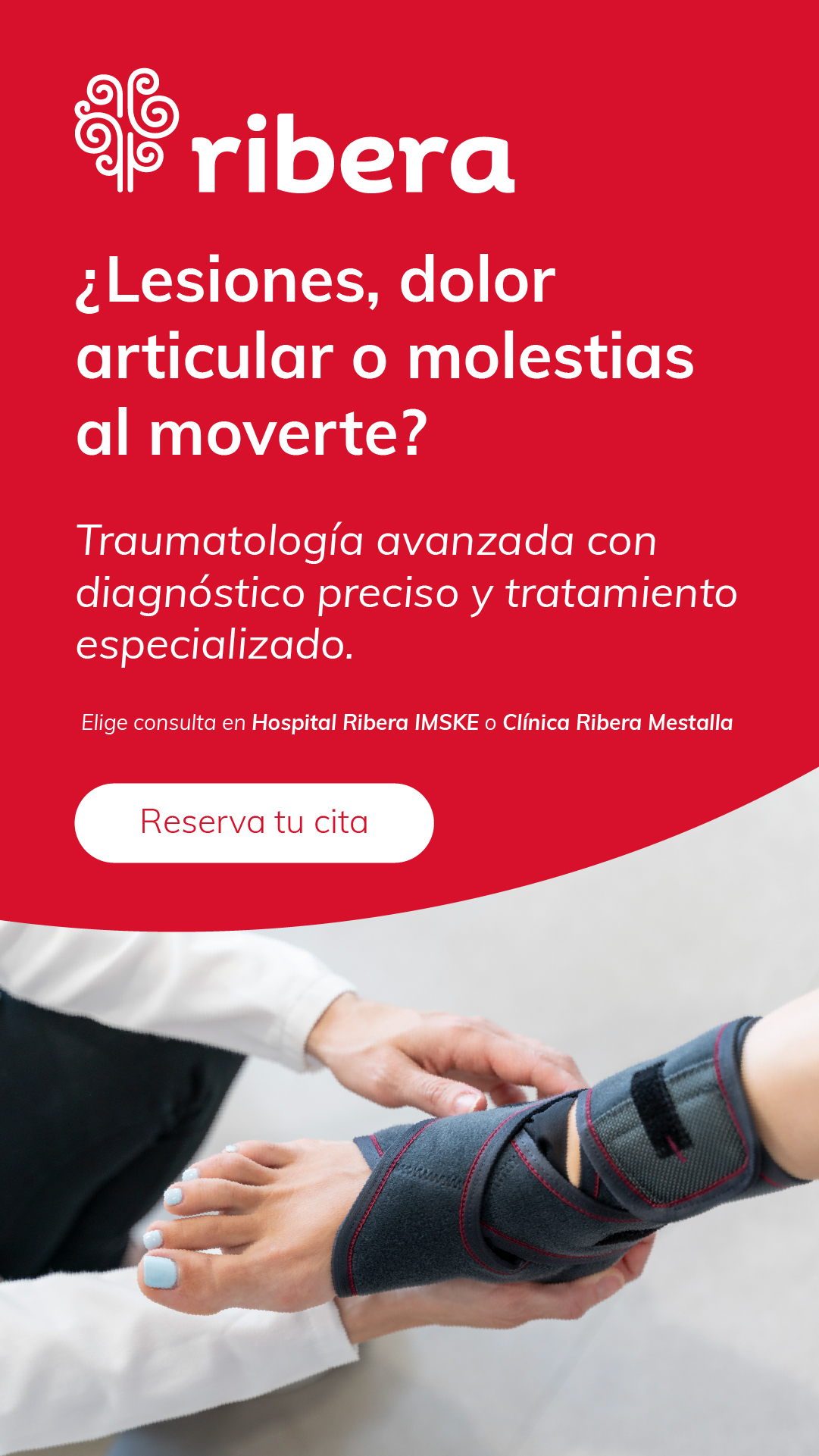 Ribera Grupo Sanitario Facebook ad from May 11, 2026