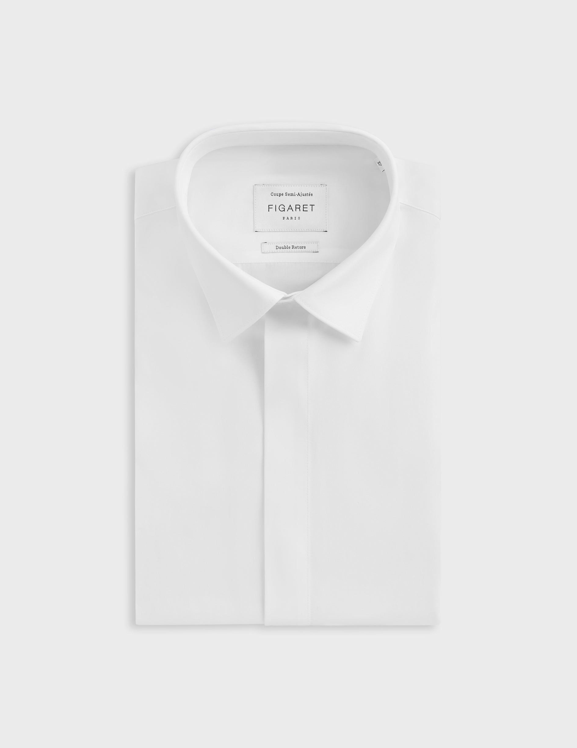 Figaret Paris Facebook ad: Figaret shirts, the embodiment of French quality…